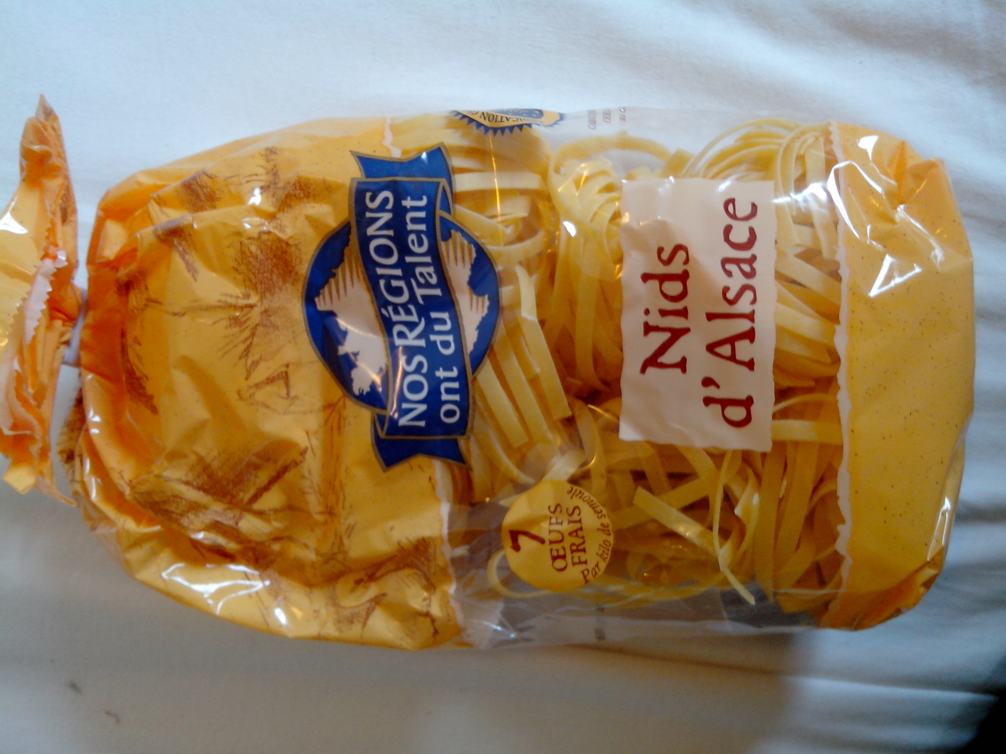 Nids d'Alsace (7 Œufs Frais Par kilo de semoule)