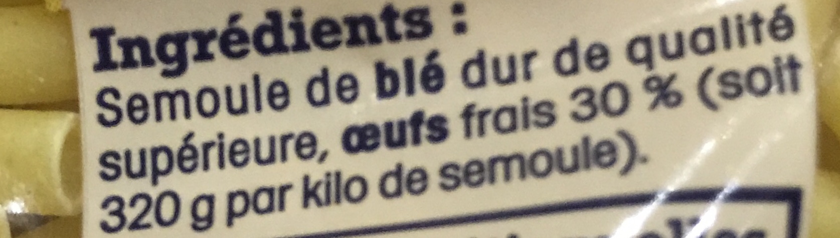 pâtes d'Alsace macaroni