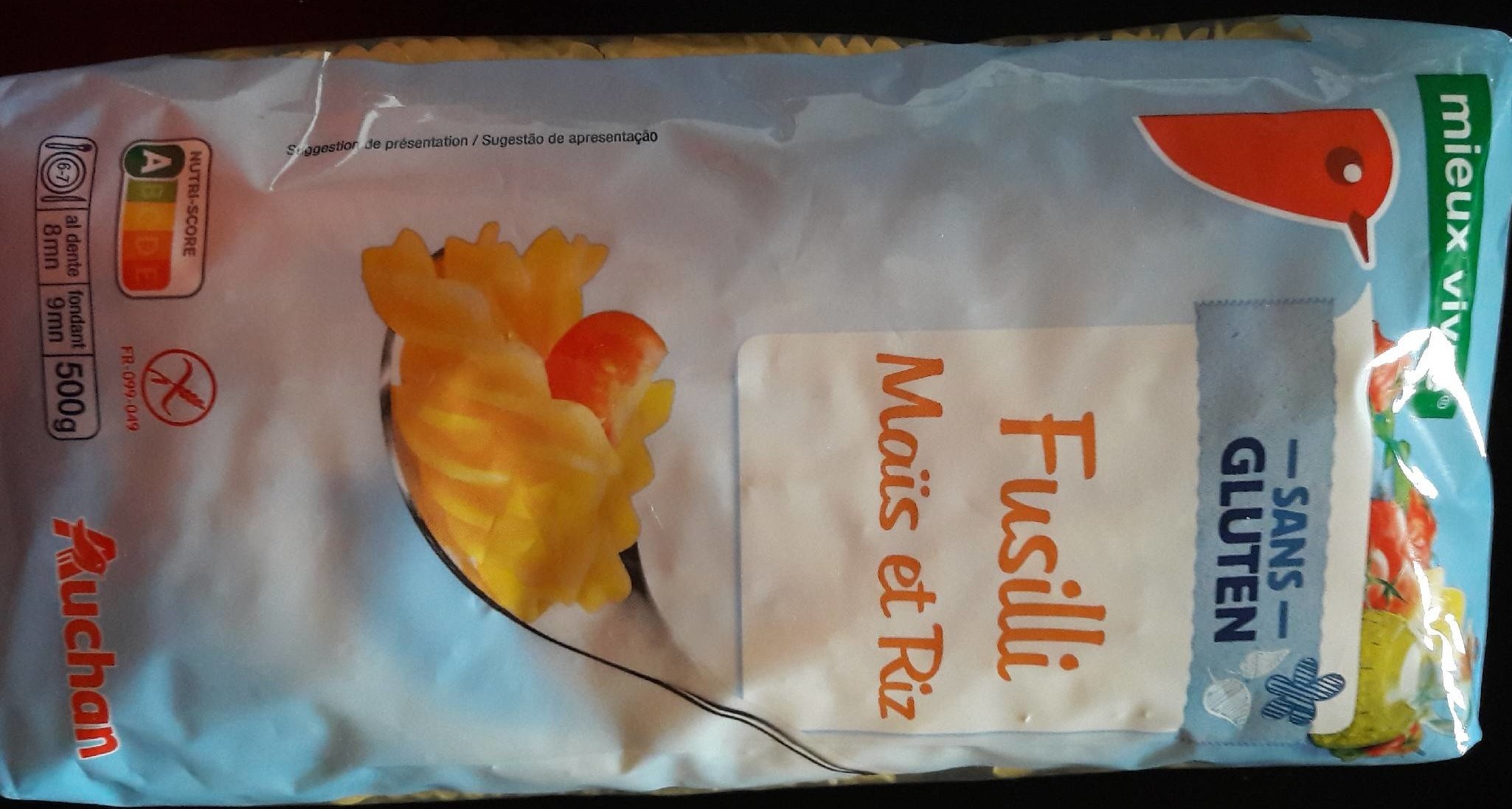 Fusilli sans gluten