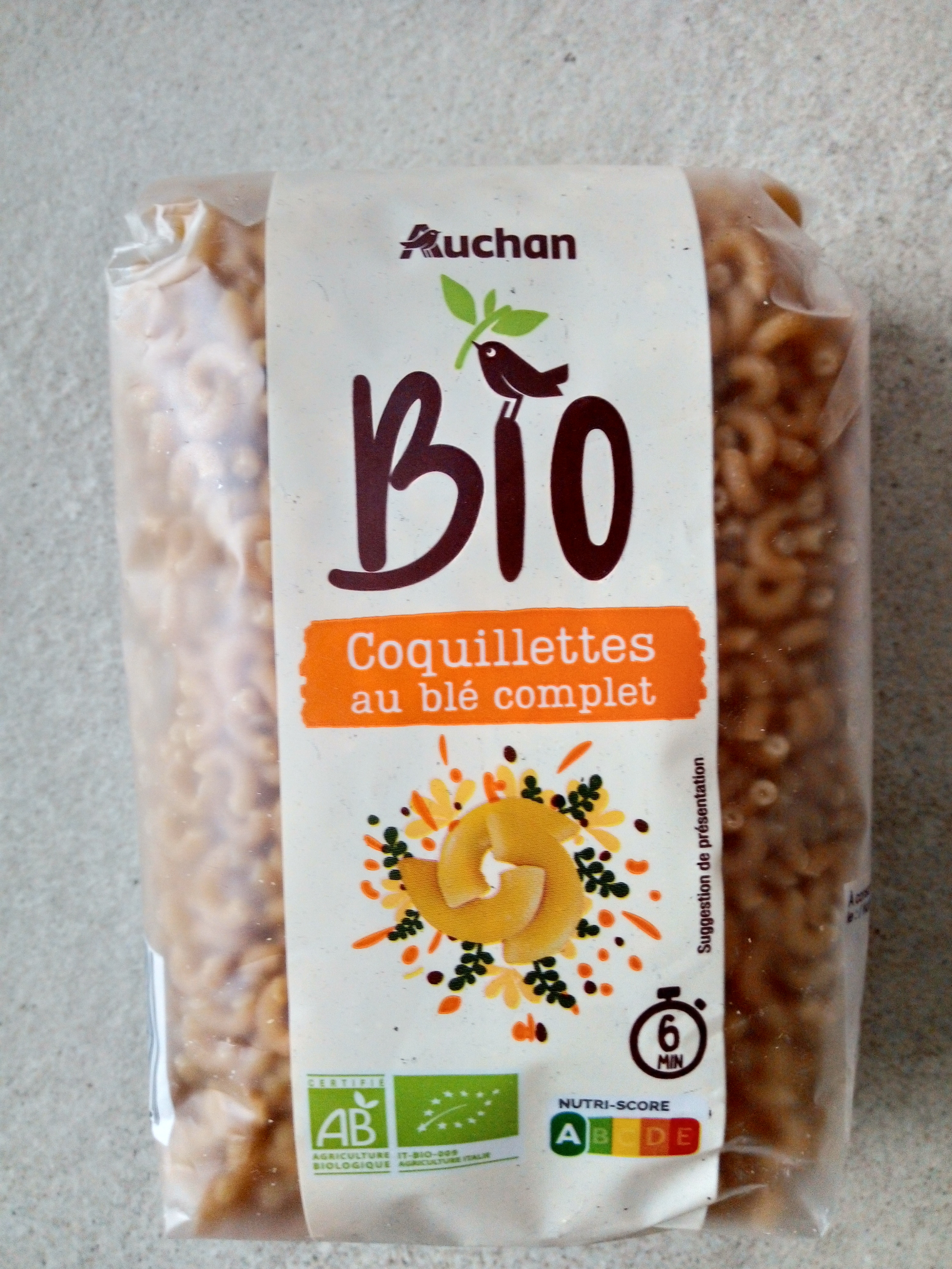 Coquillettes blé complet