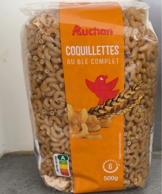 Coquillettes au blé complet