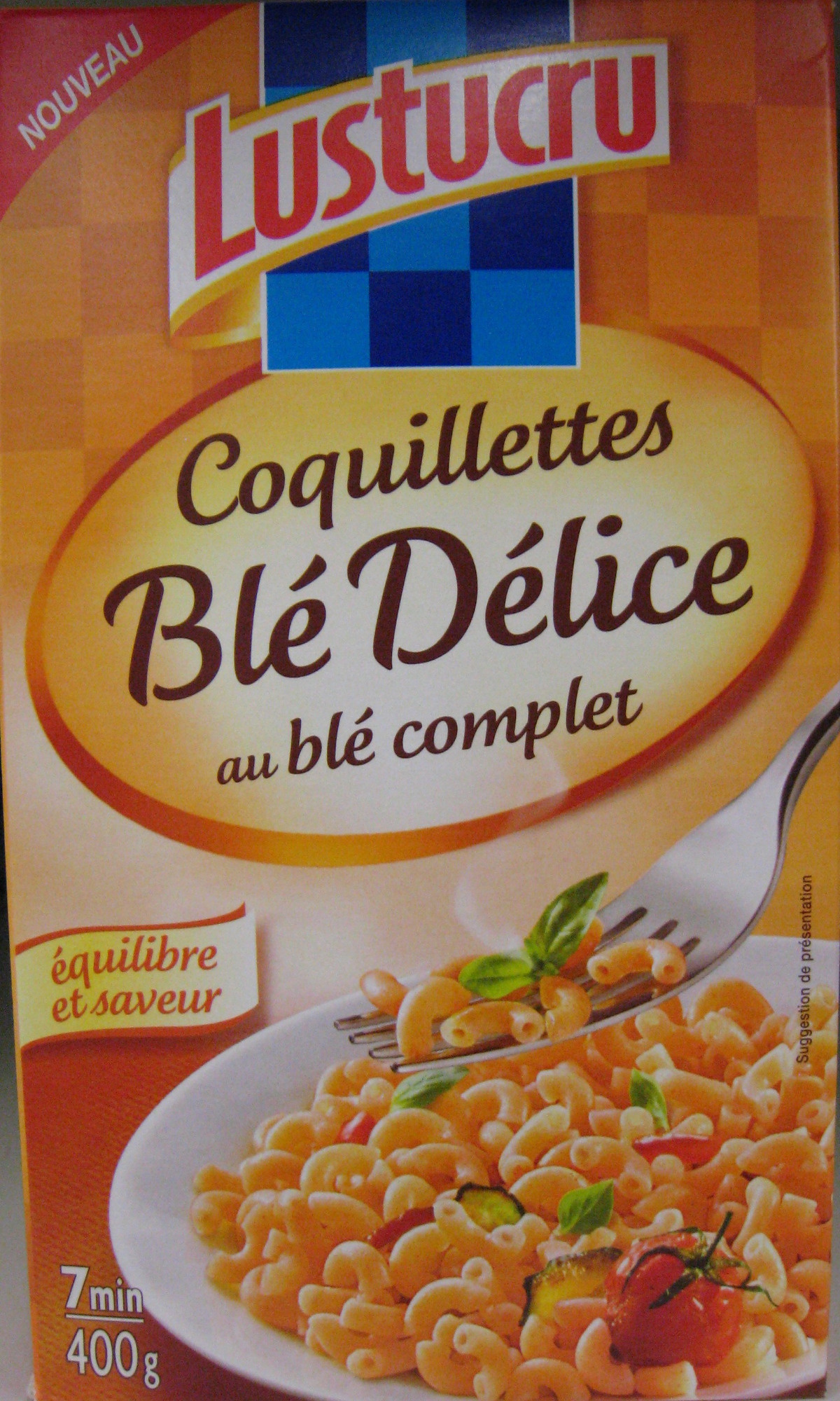 Coquillettes Blé Délice au blé complet