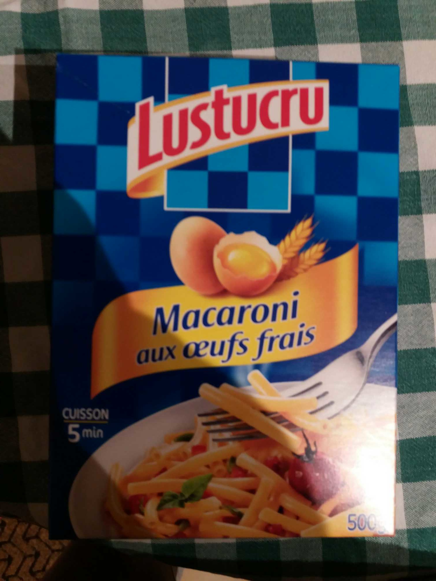 Macaroni aux Œufs Frais