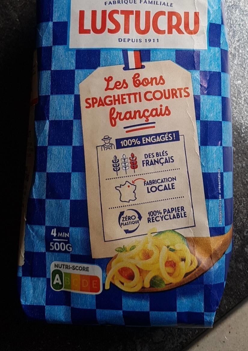Les bons spaghetti courts français