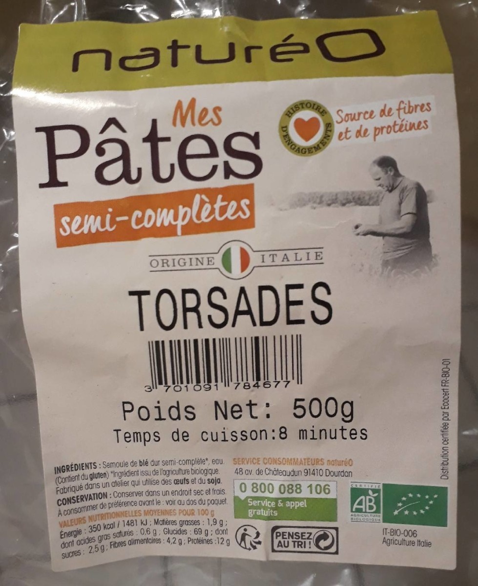 Torsades semi-complètes
