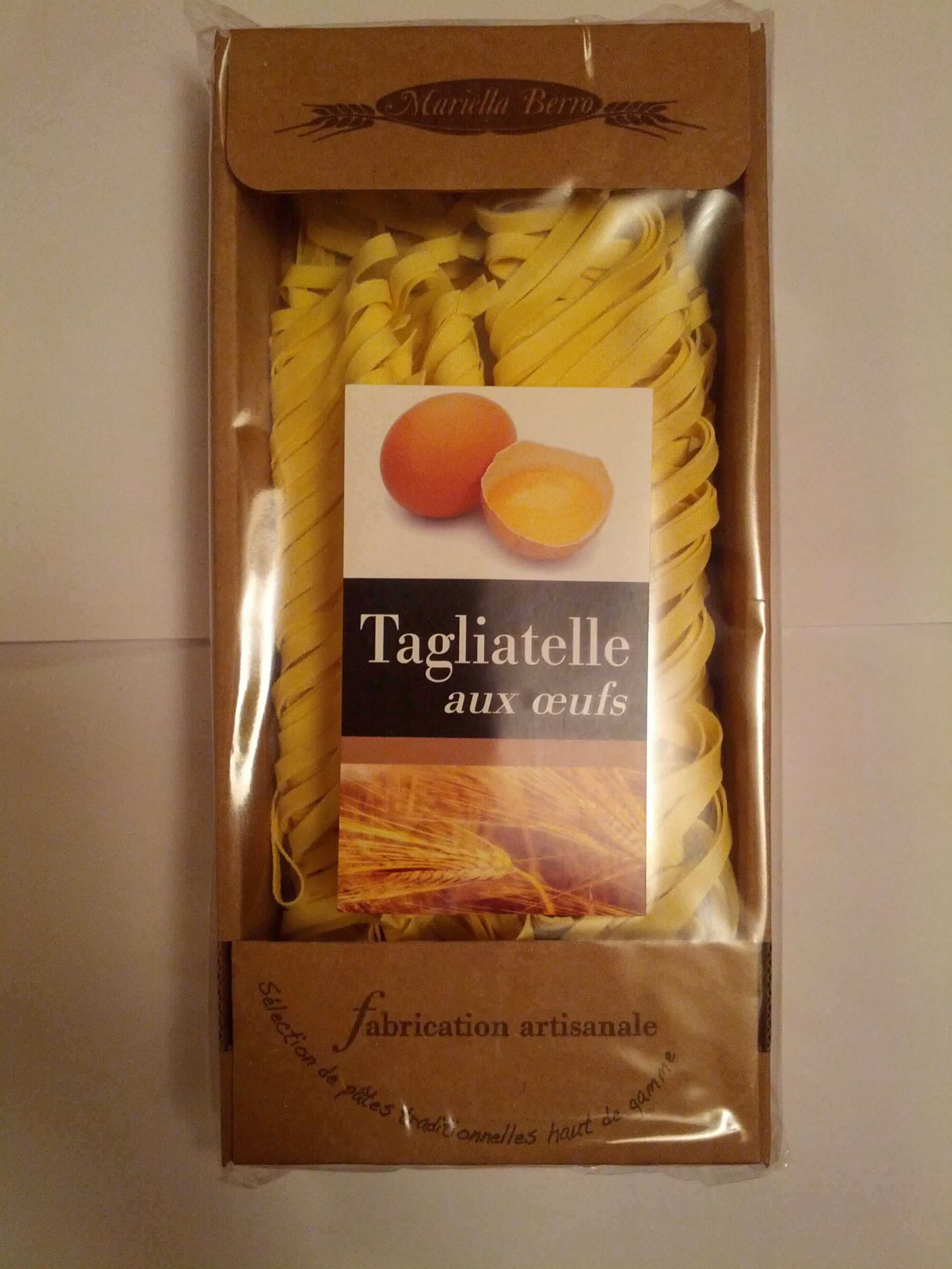 Tagliatelle aux œufs