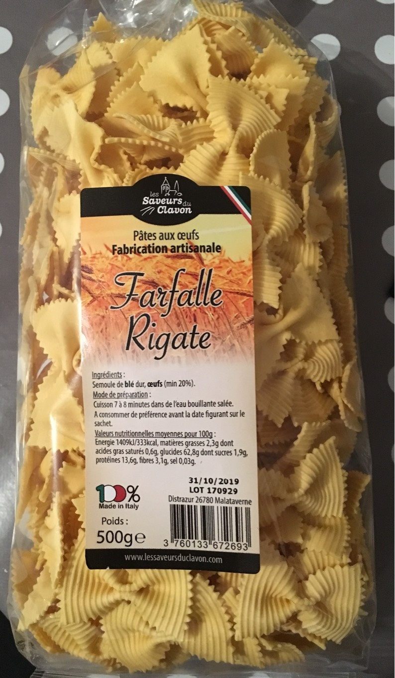 Farfalle rigate