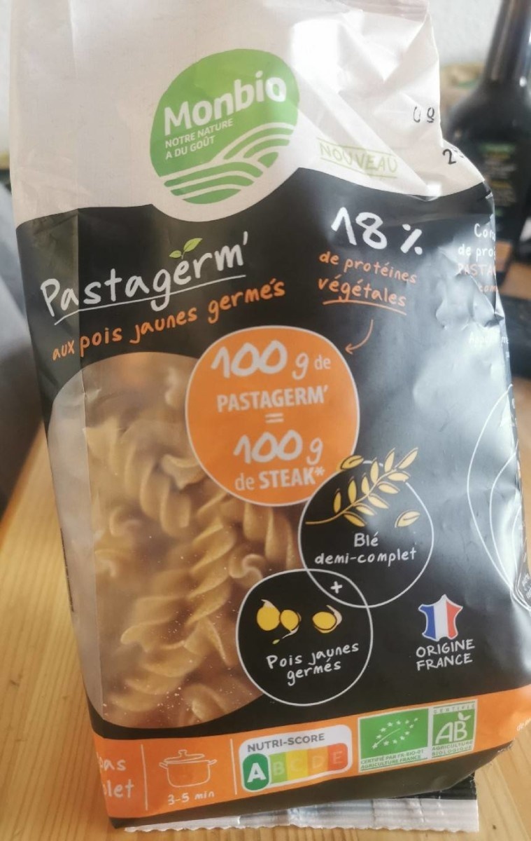 Pastagerm' aux pois jaunes germés
