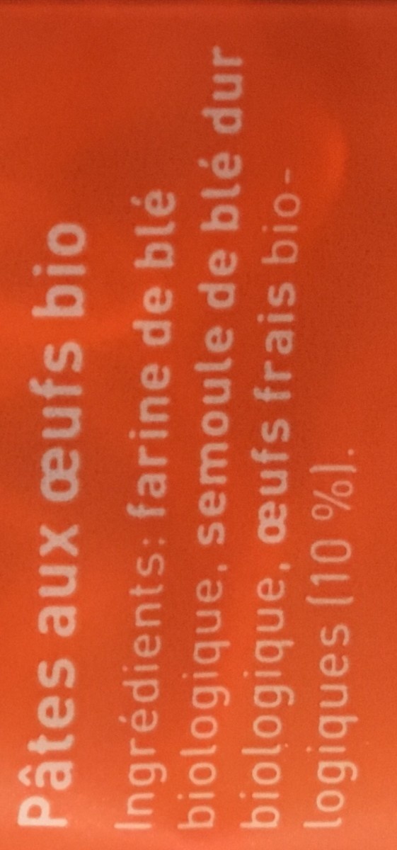Bio Mie-Nudeln mit Ei
