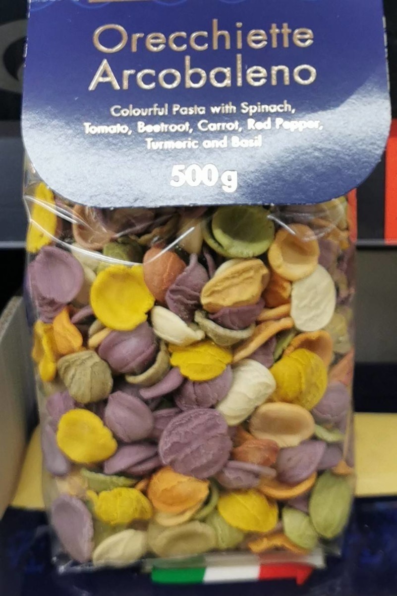 Orecchiette Arcobaleno Colourful Pasta wi