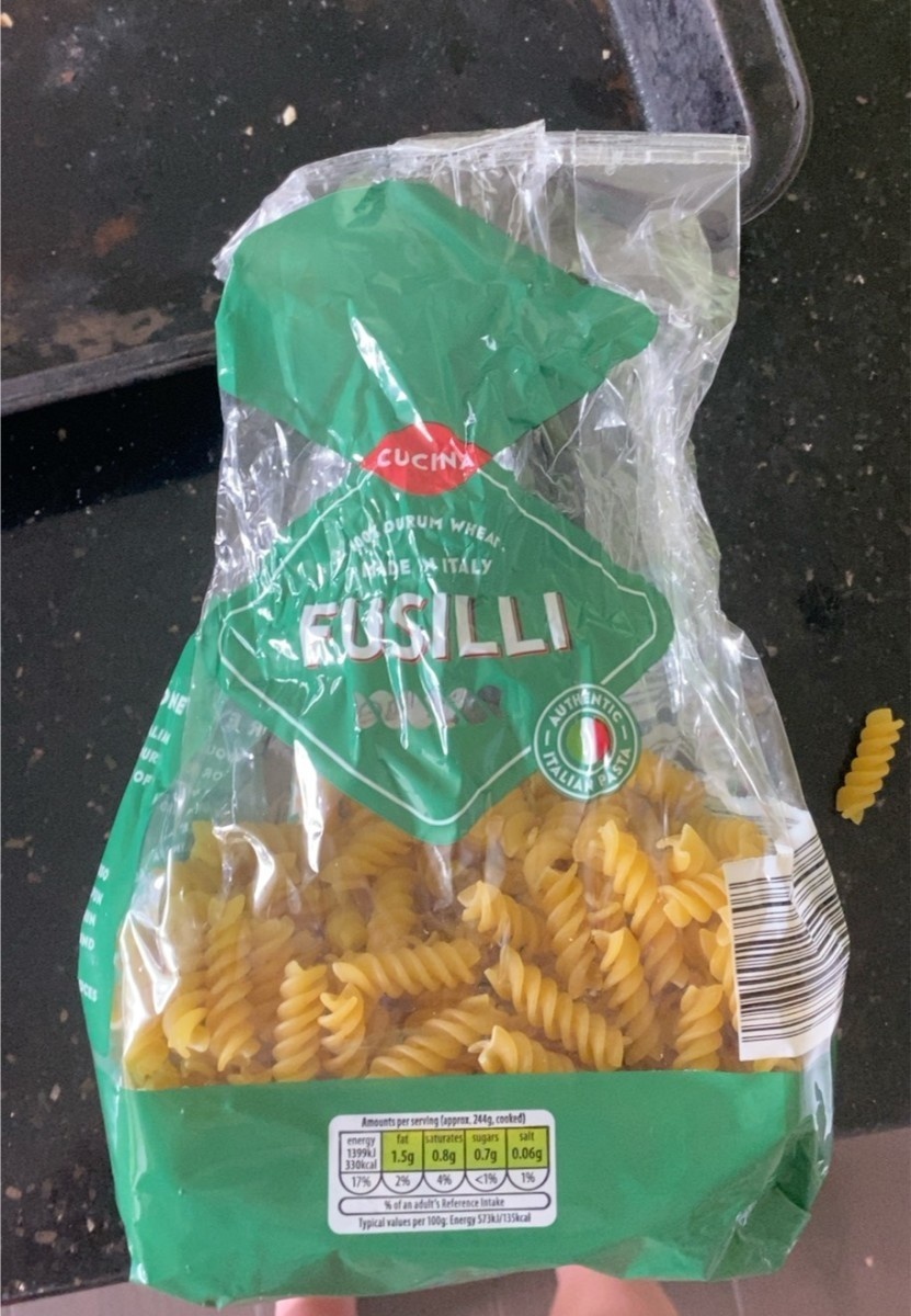 Cucina fusilli cooked