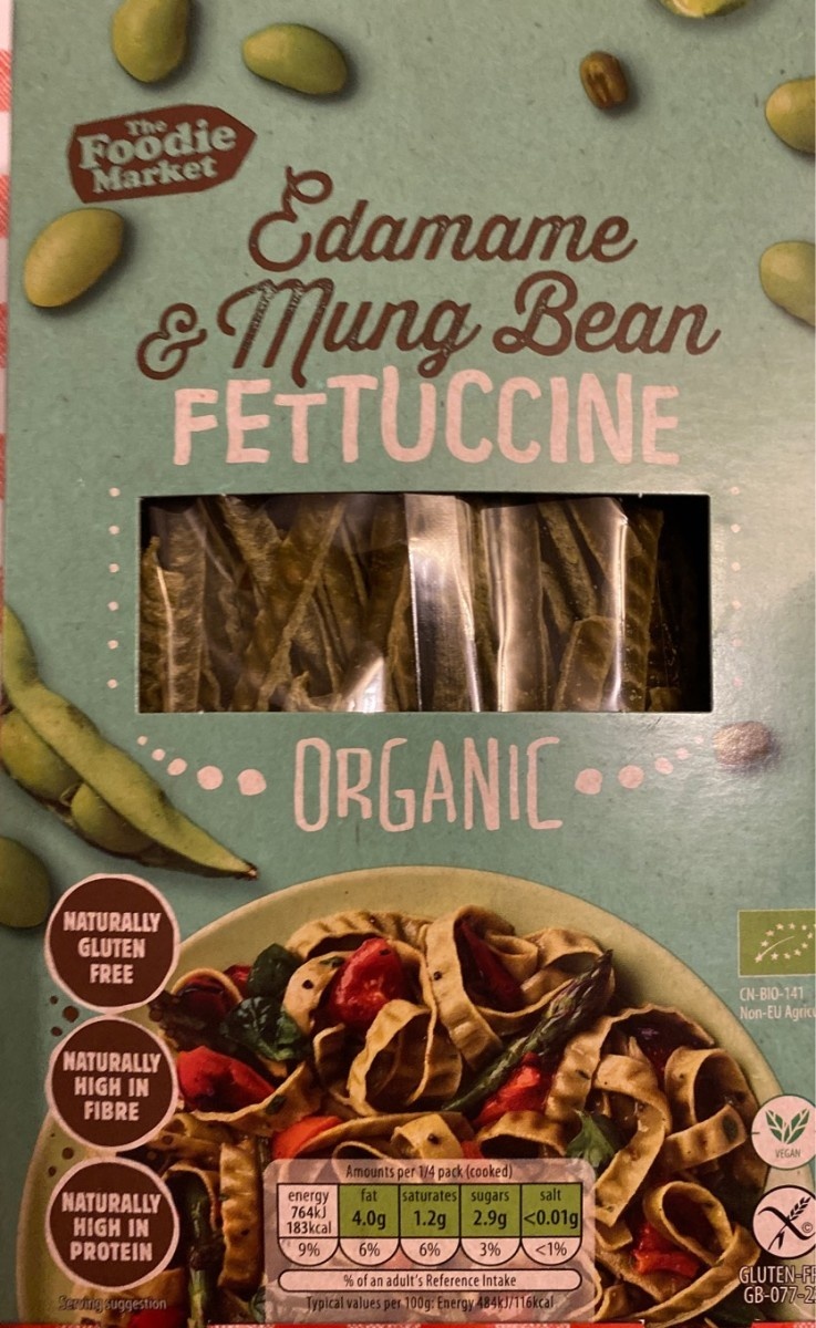Edamame & Mung Bean Fettuccine