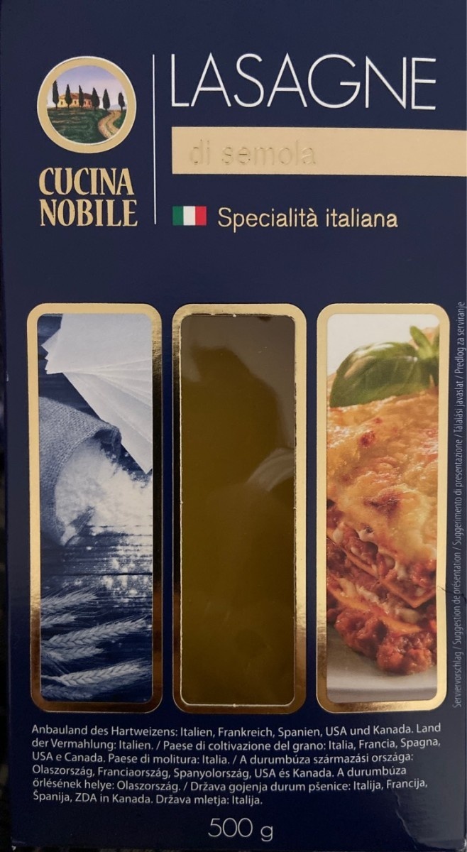 LASAGNE di semola