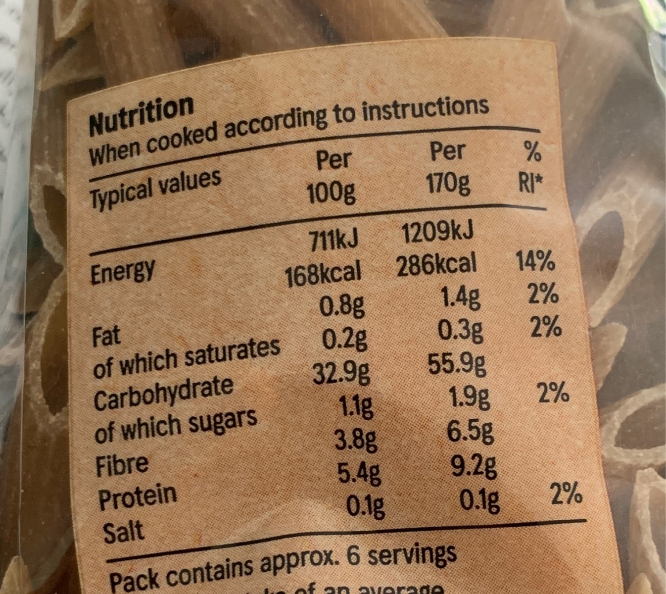 Wholewheat Penne