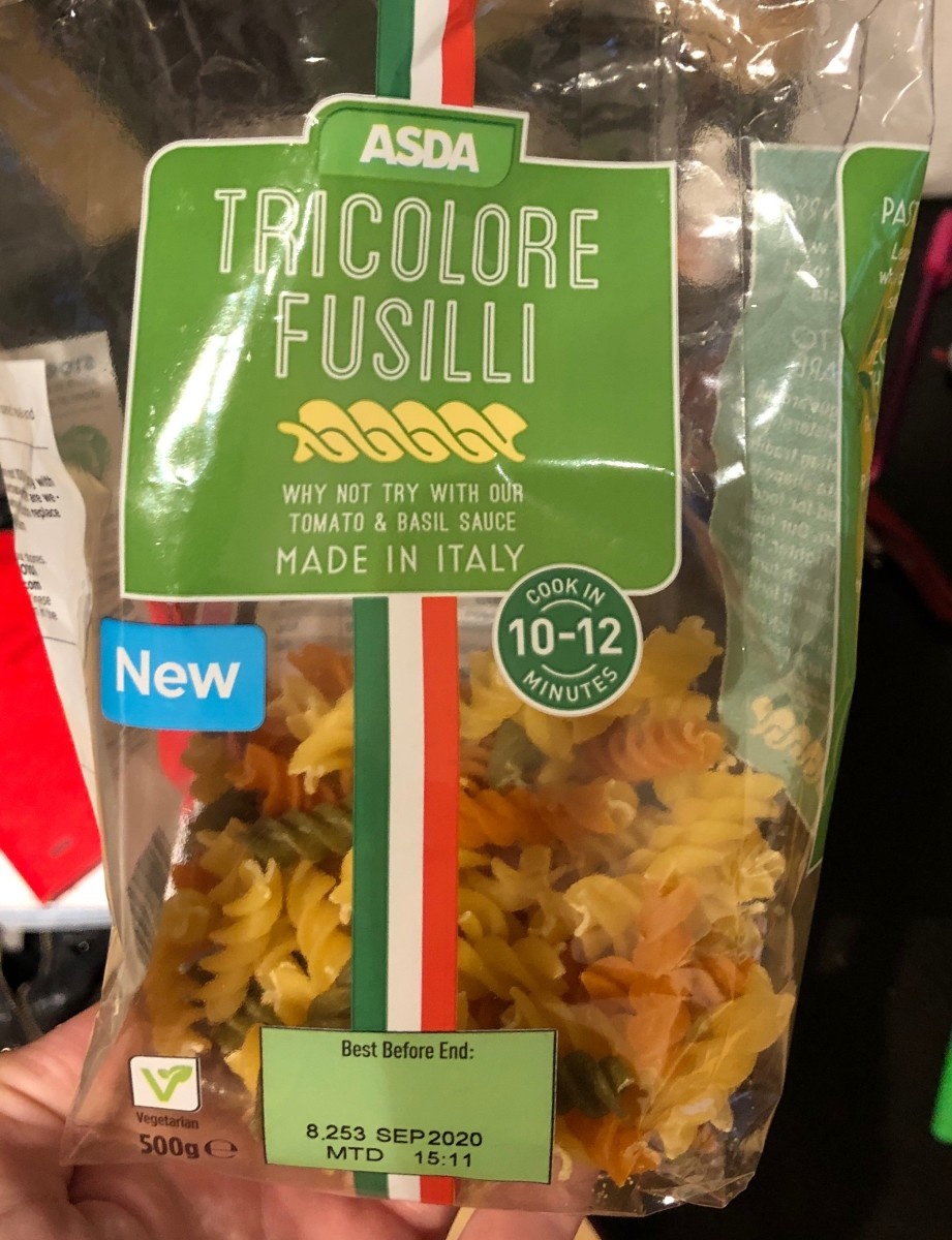 Tricolore Fusilli