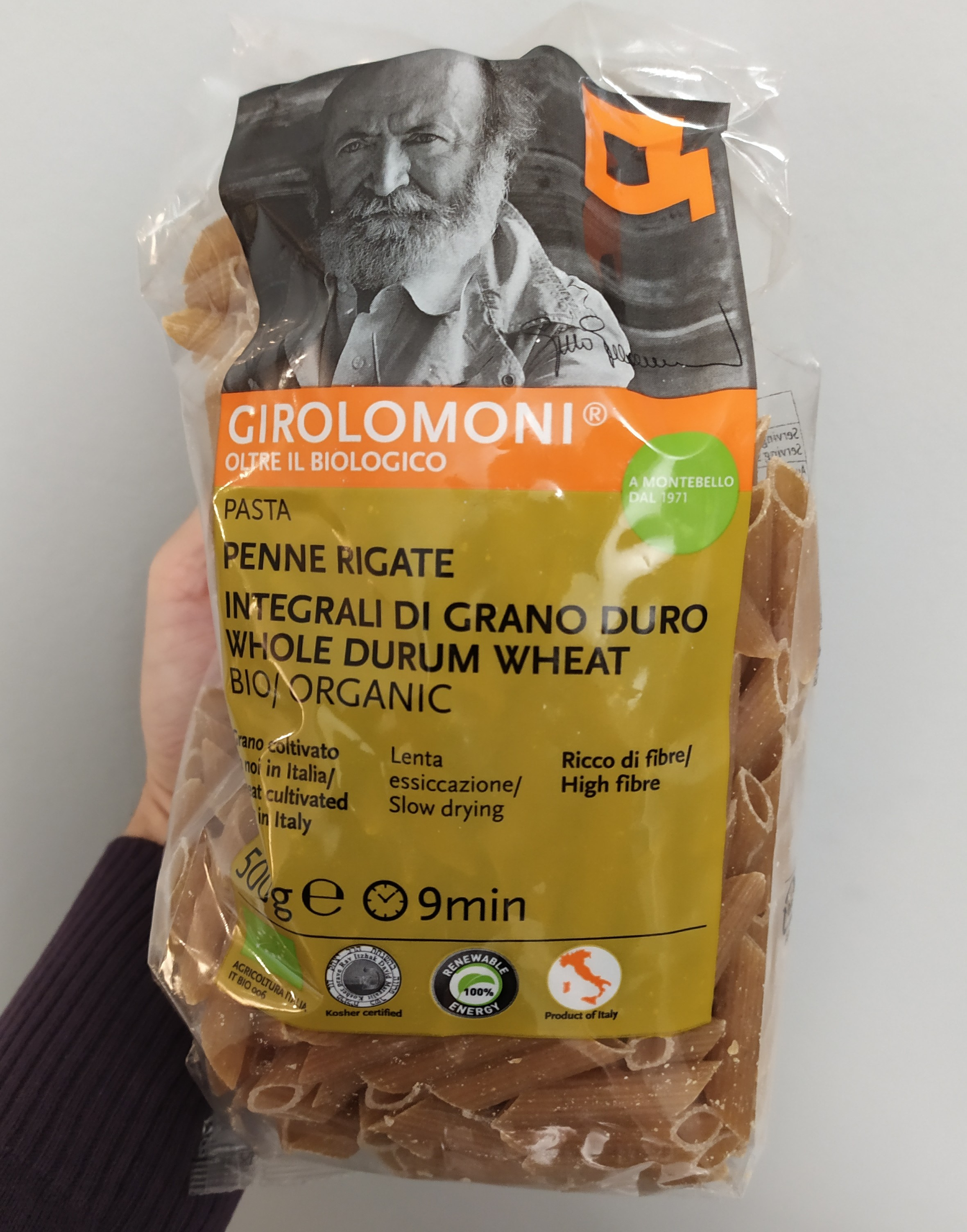 Penne rigate integrali di grano duro