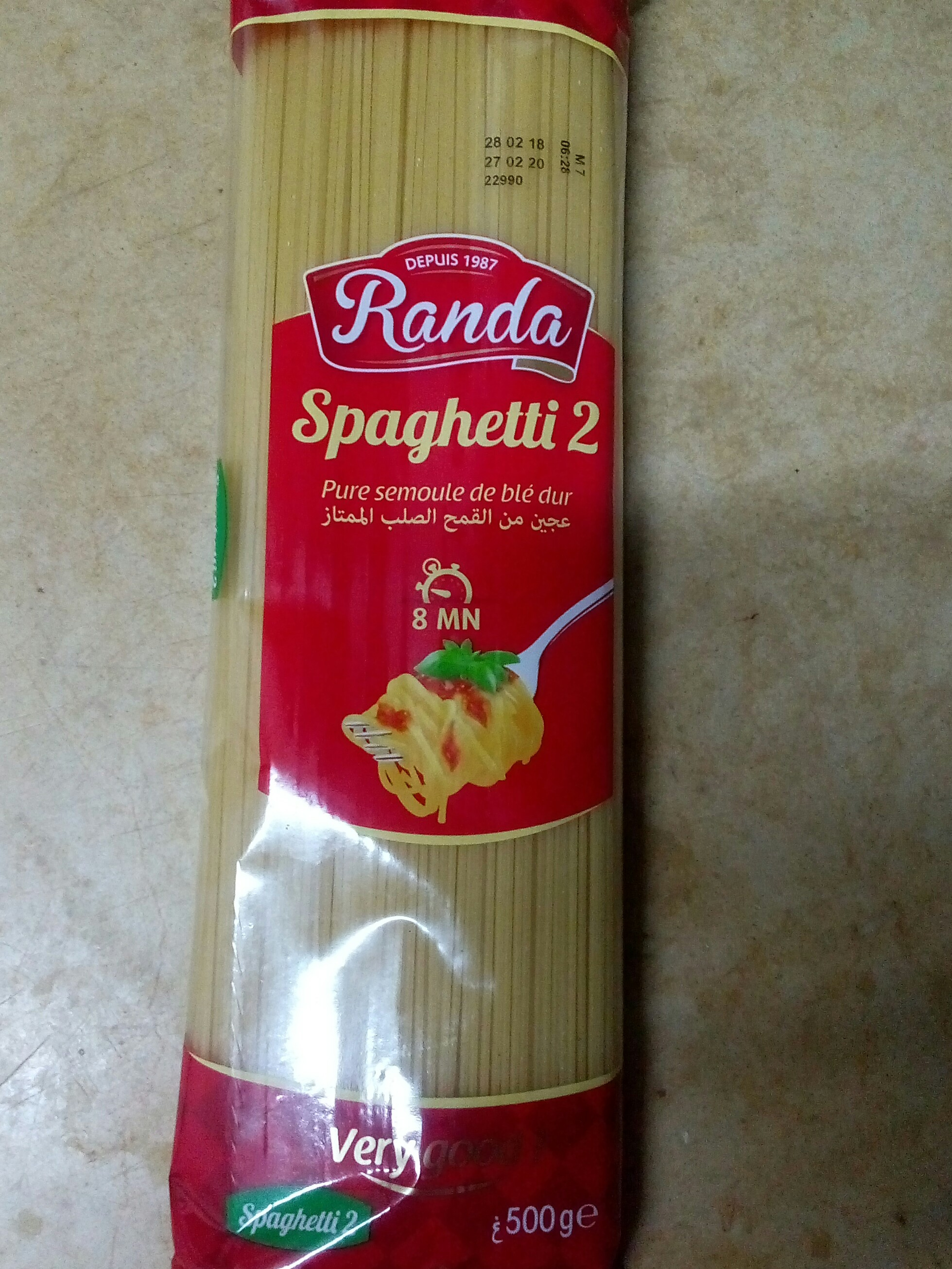 Pâtes Spaghetti 2