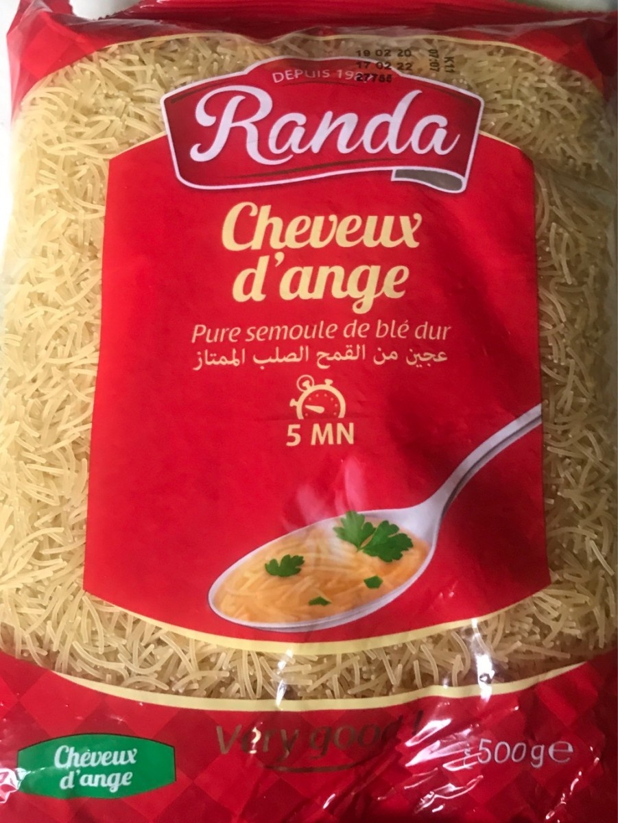 Pâtes Cheveux D'ange