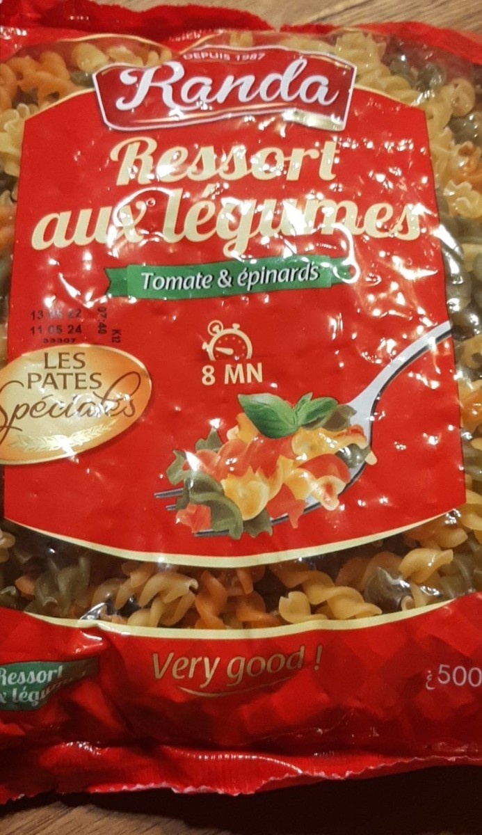 Ressort aux légumes