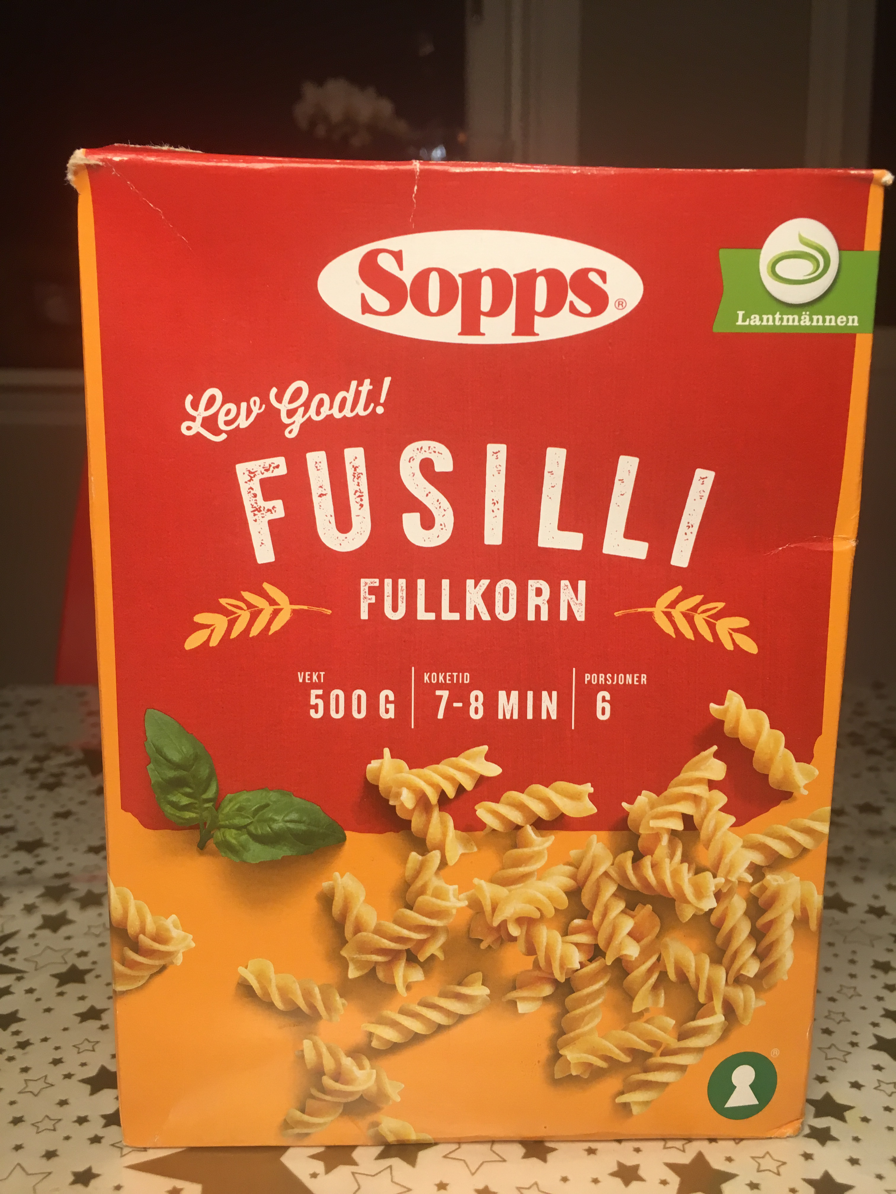 Sopps Fusilli fullkorn