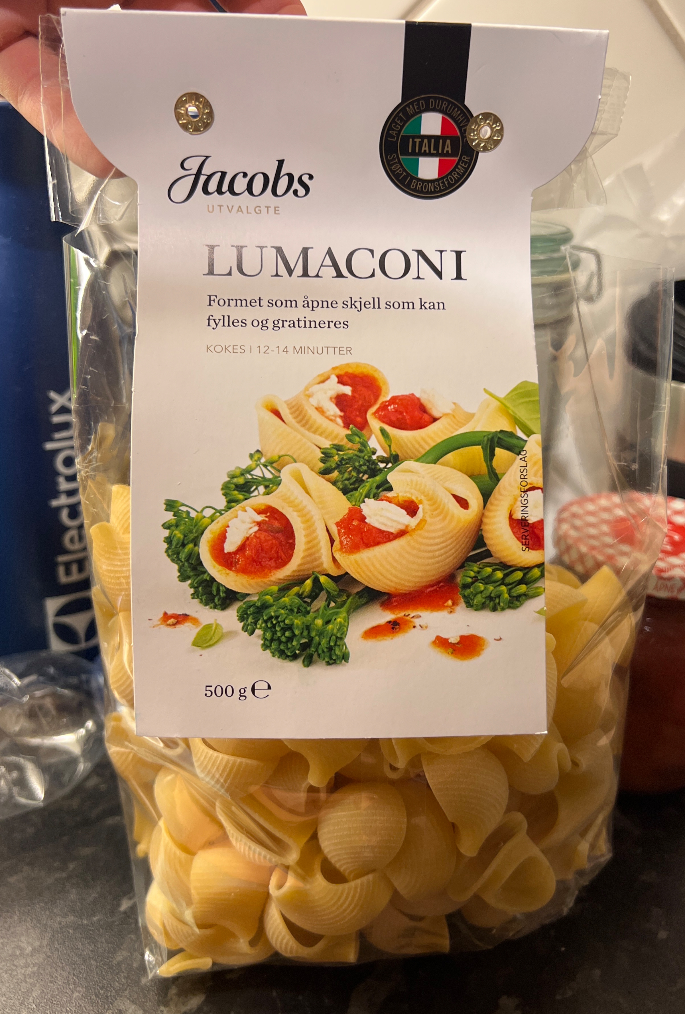 Lumaconi pasta