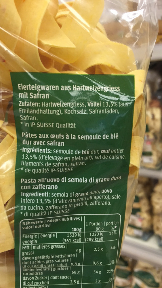 Pappardelle Safran