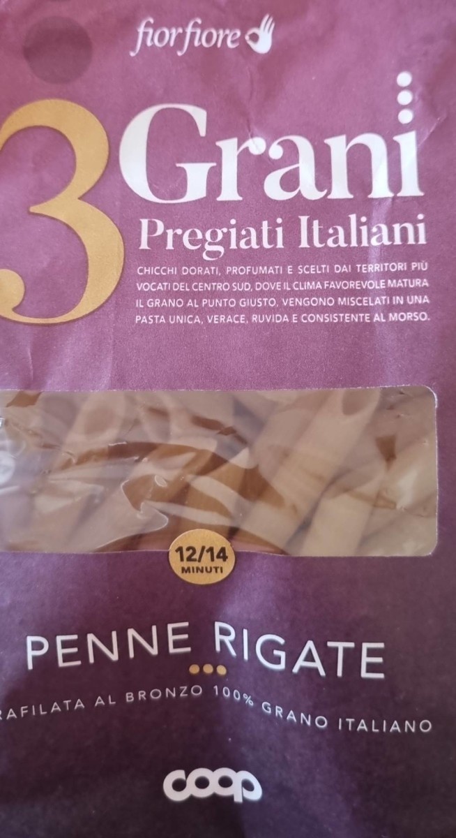 Pasta 3 grani penne rigate