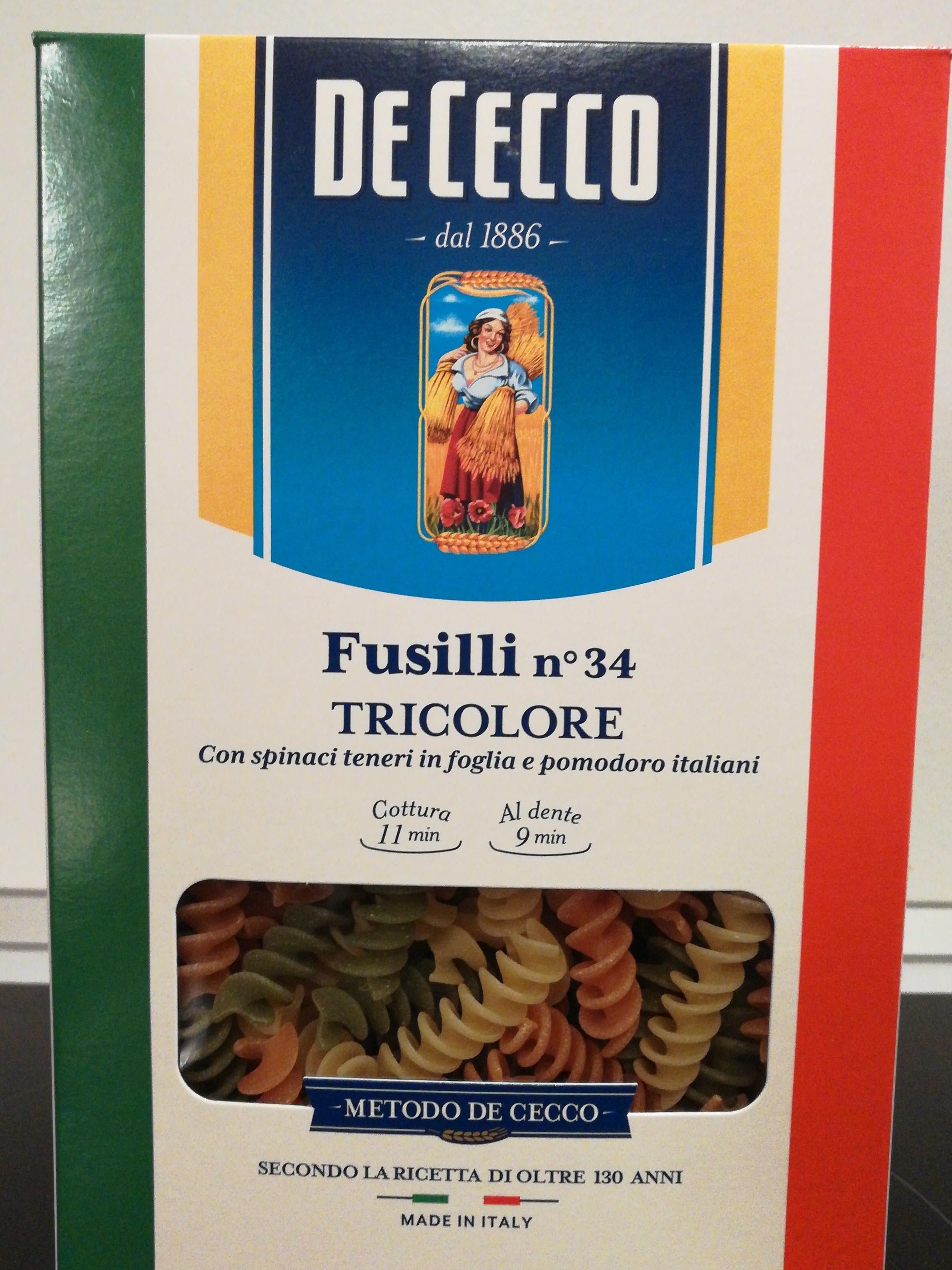 Fusilli n° 34 Tricolore
