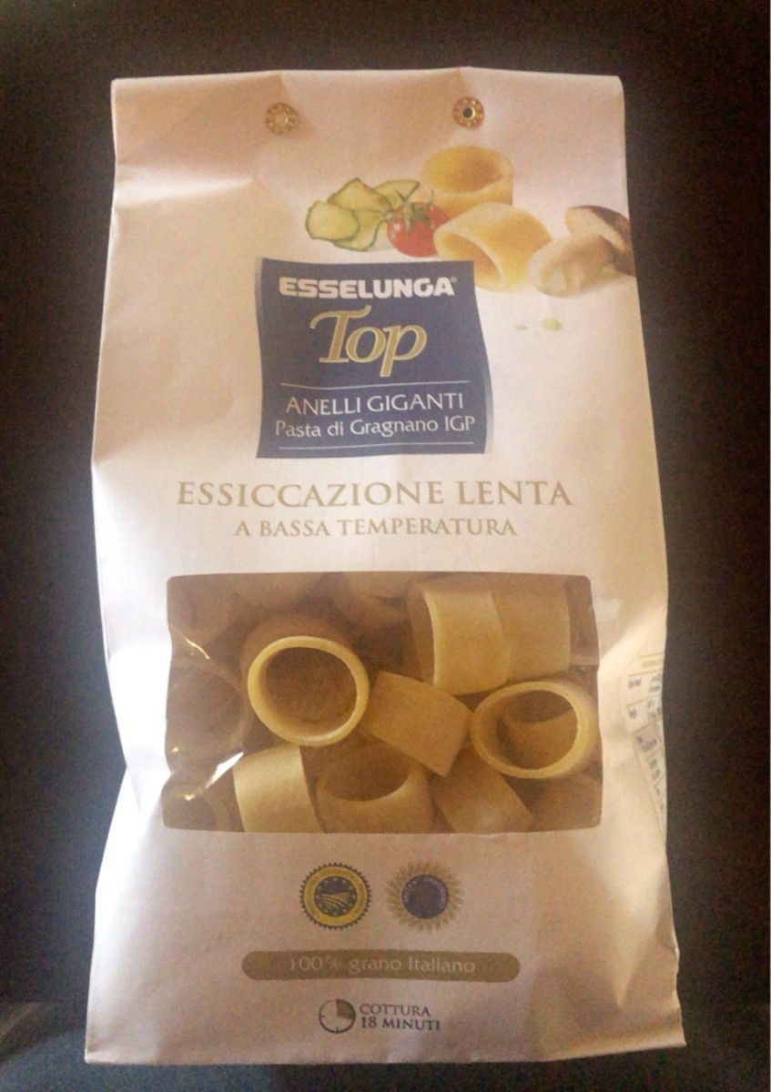 Anelli giganti pasta di gragnano