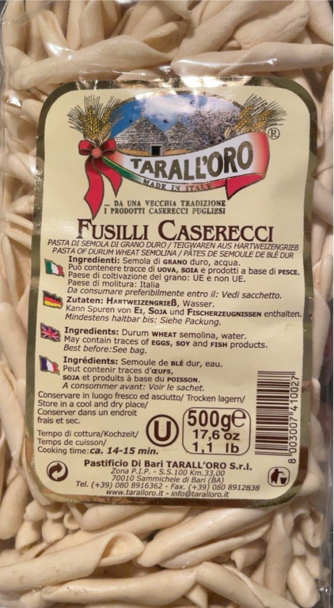 Fusilli Caserecci