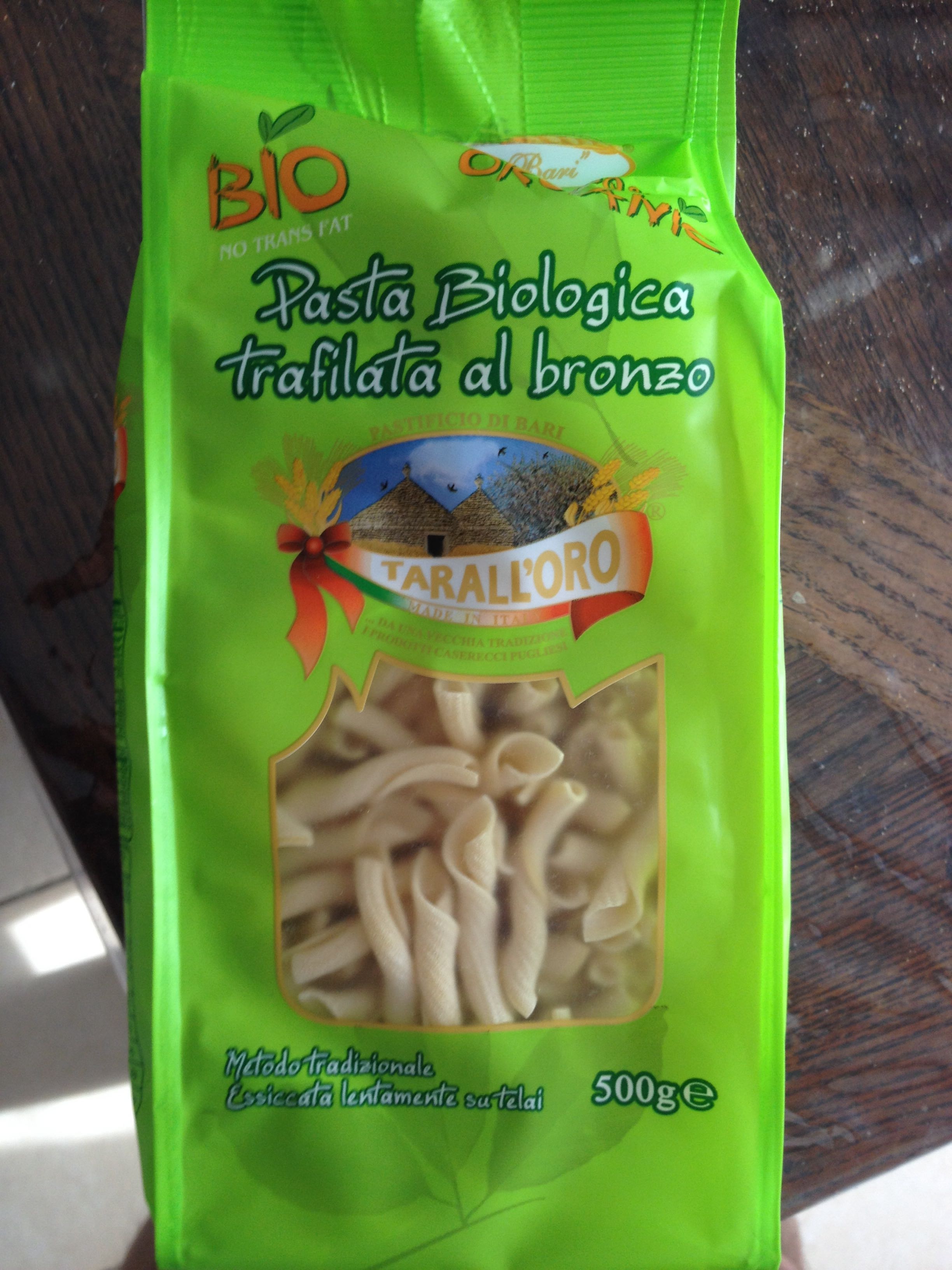 Pasta Biologica (Trafilata al bronzo) Torchietti