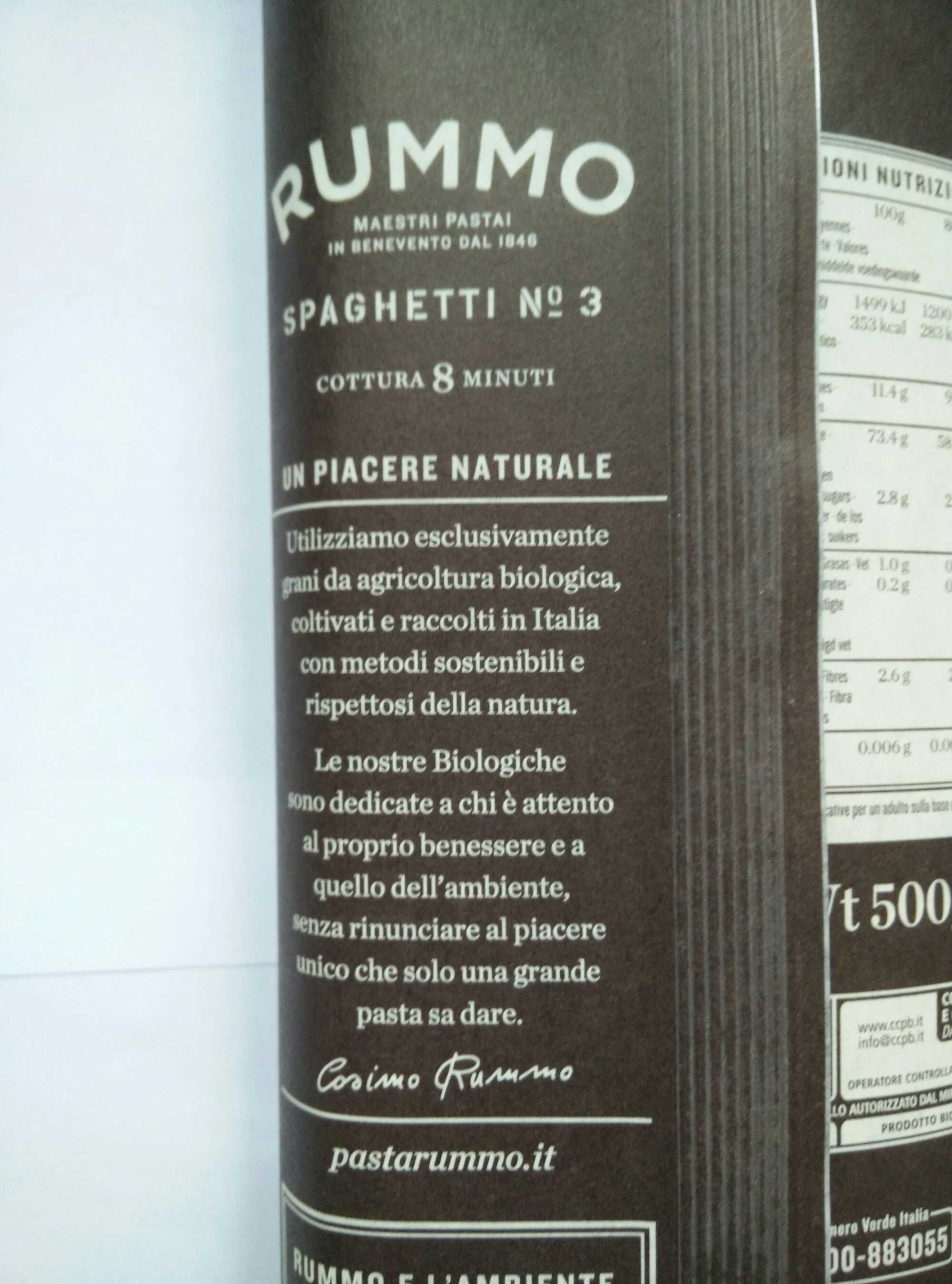 Spaghetti Nº 3 Bio