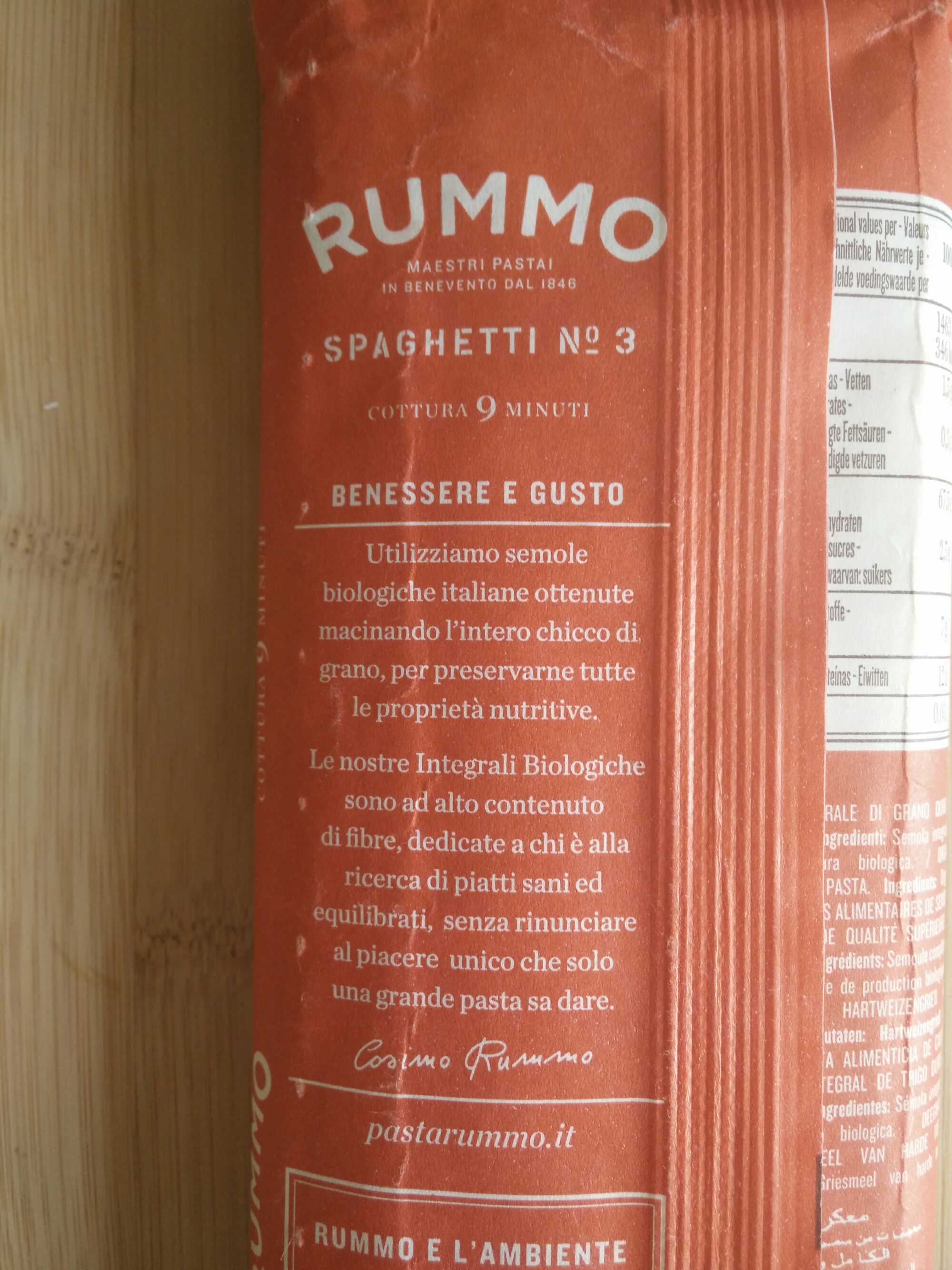 Bio Integrale Spaghetti n° 3