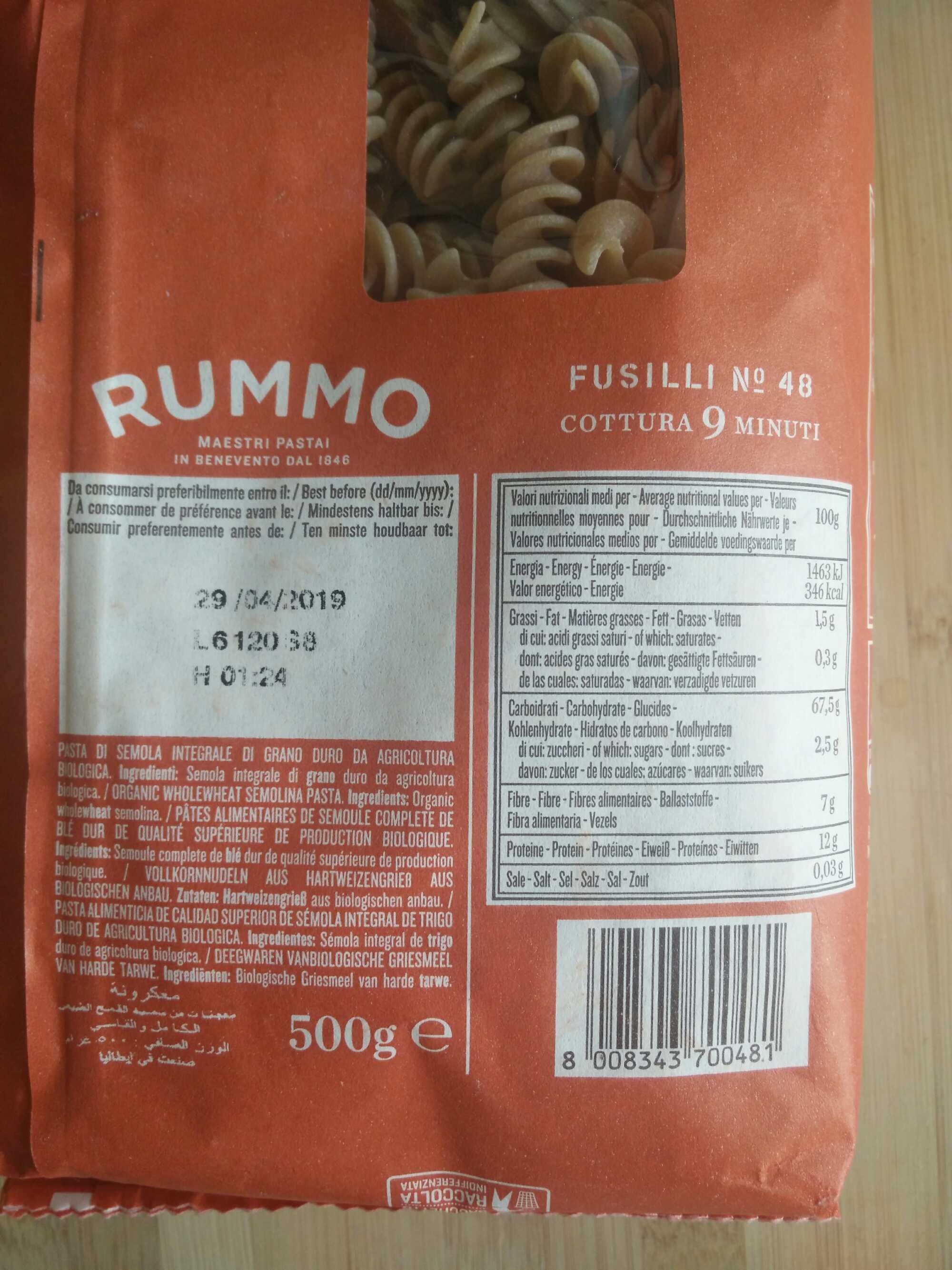 Fusilli n°48 Integrale