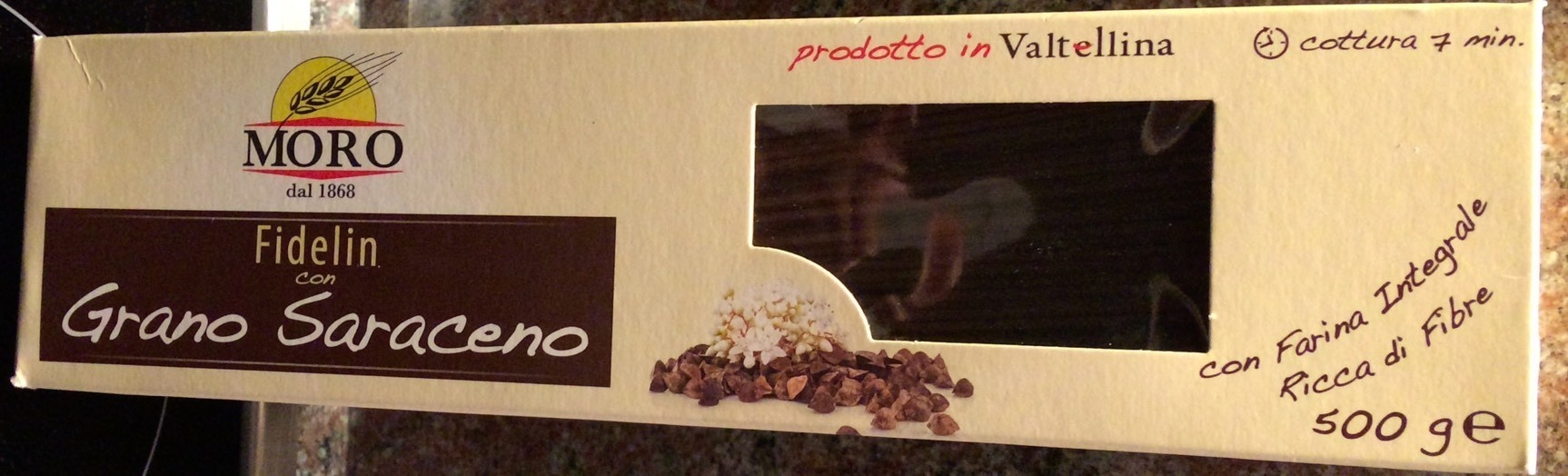 Fidelin con grano saraceno