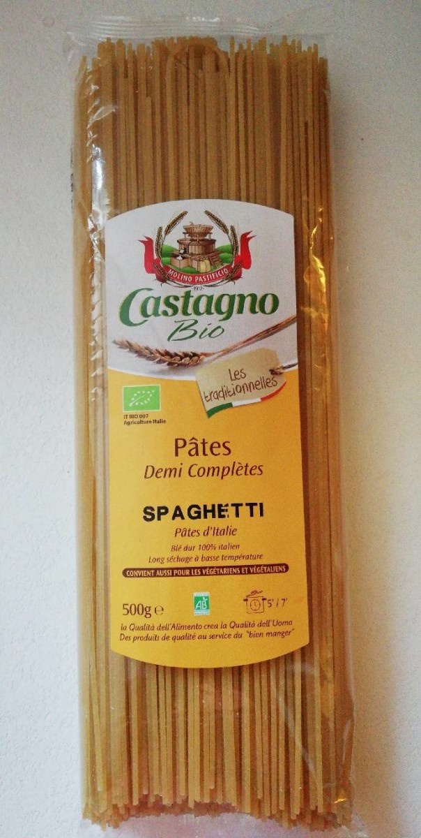 Pâtes demi complètes spaghetti
