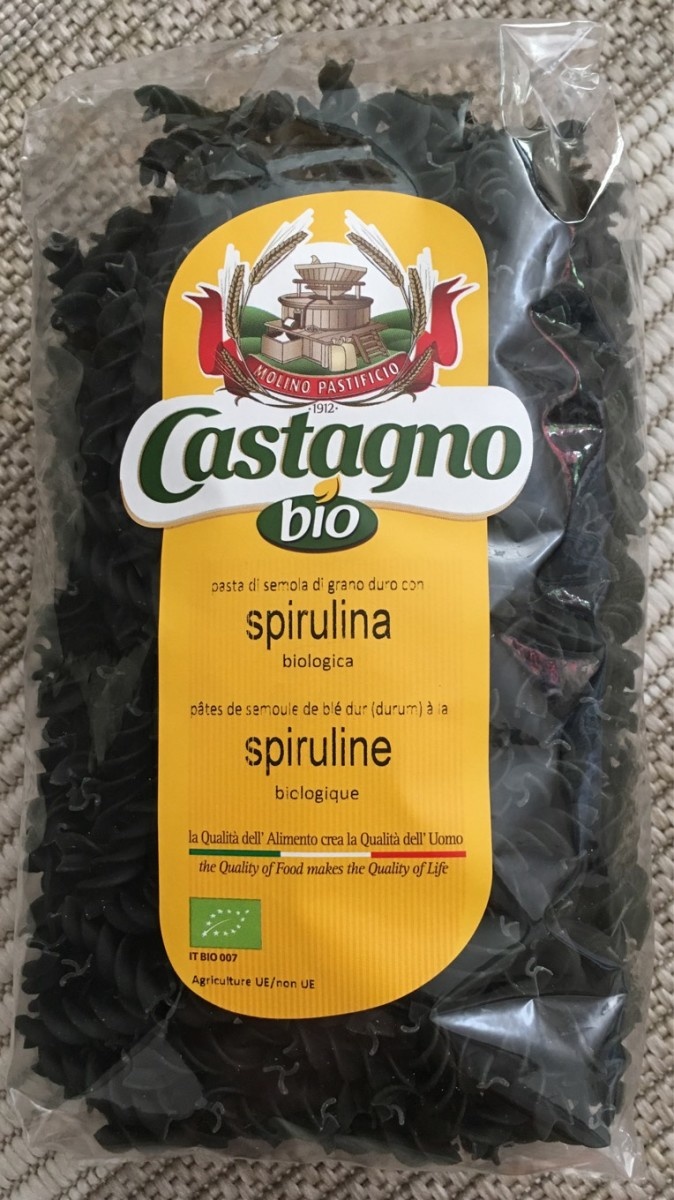Pâtes à la spiruline