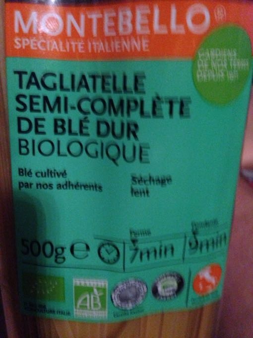 Tagliatelle semi-complète