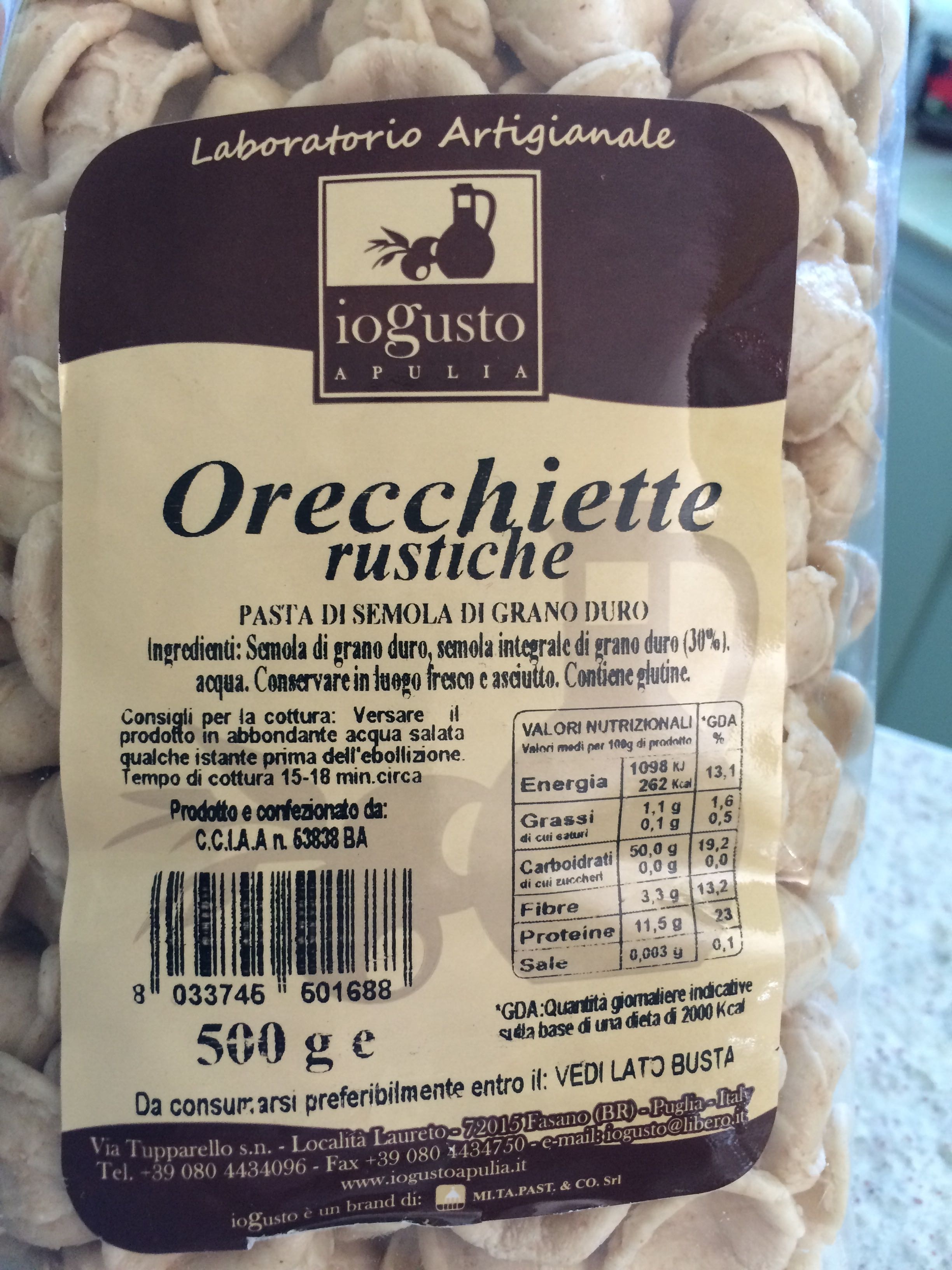 Orecchiette rustiche