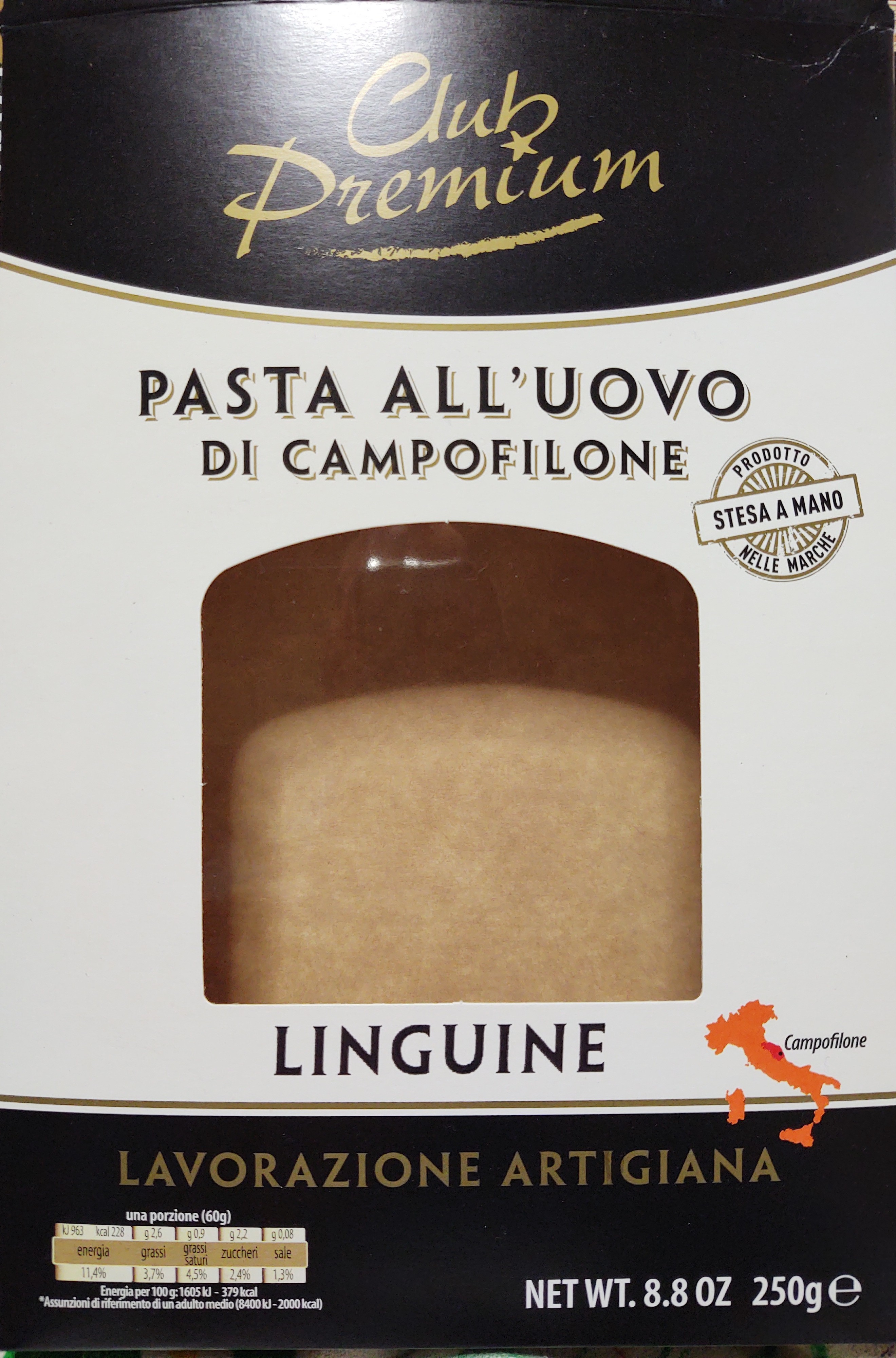 Pasta all'uovo di campofilone