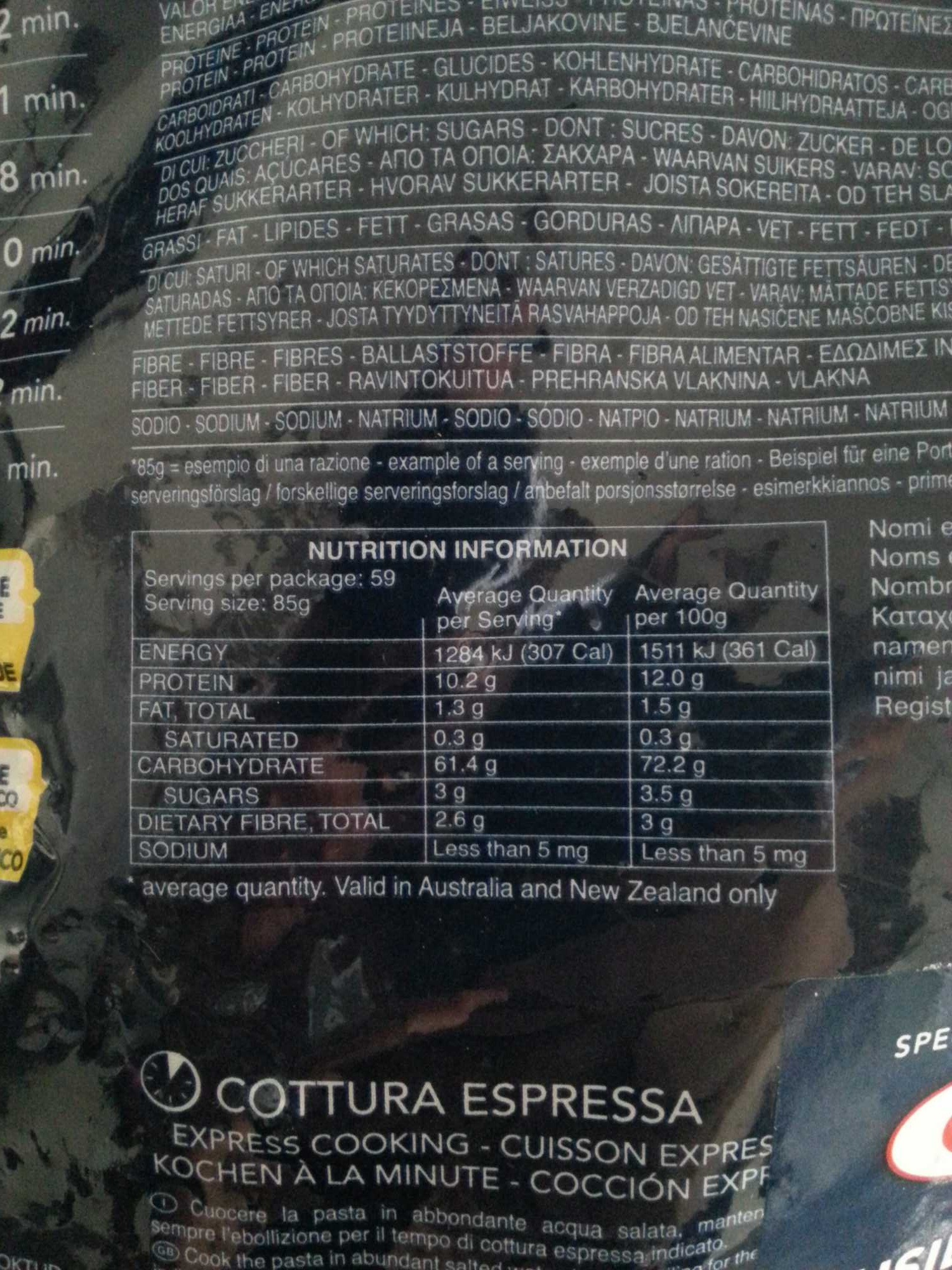 5kg Fusilli nº 98