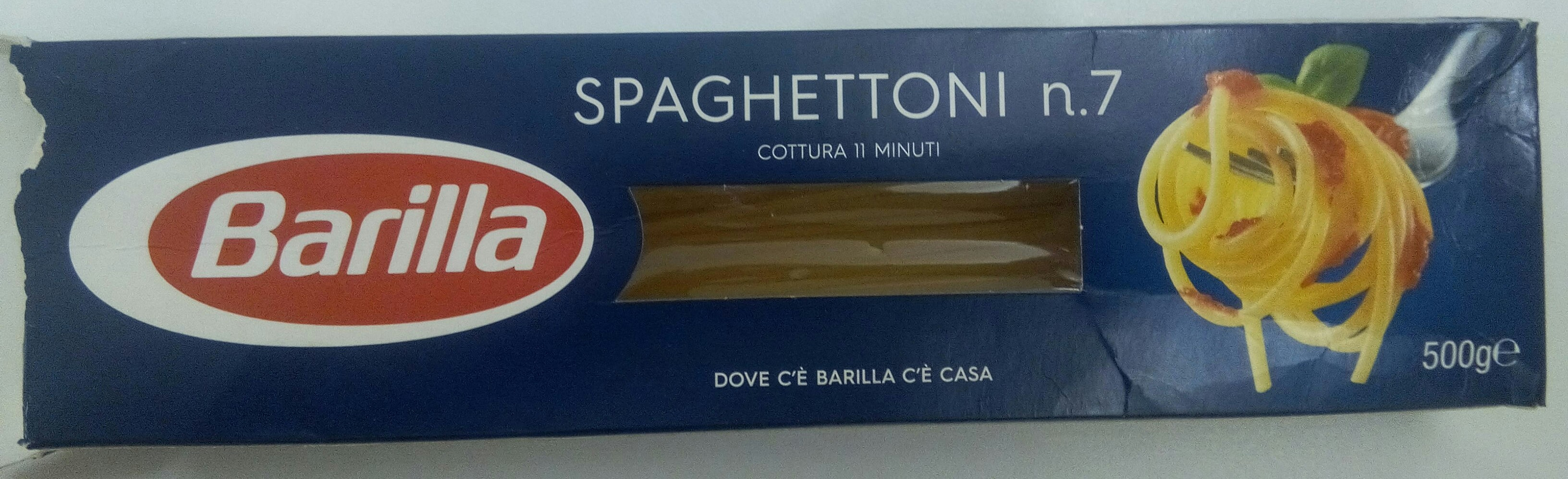 Spaghettoni N°7 Barilla 500 GR, 6 Paquets