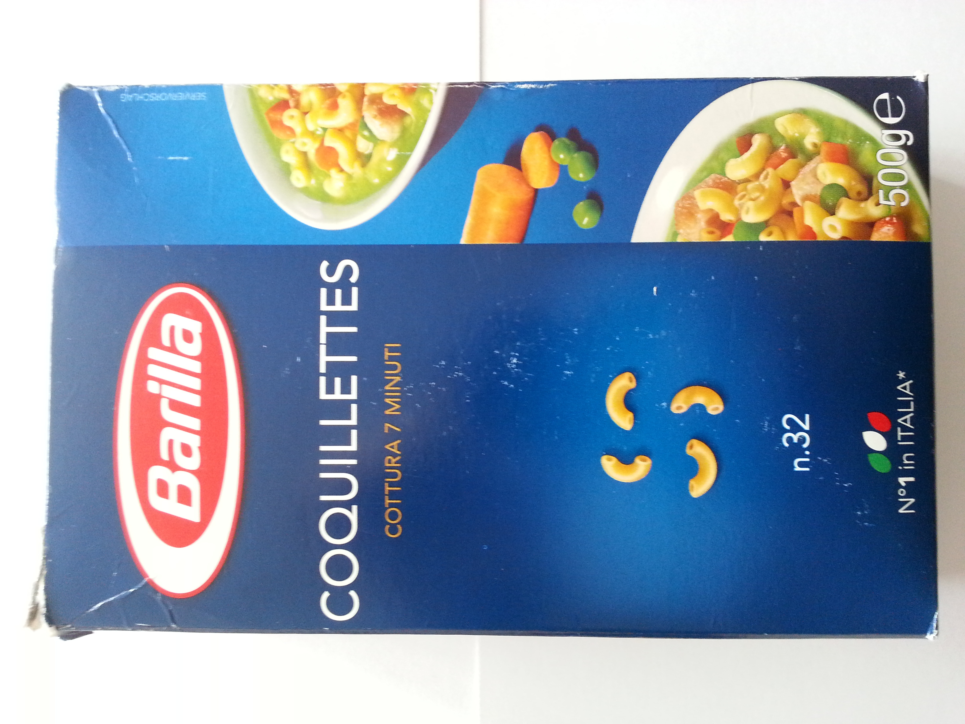 Pâtes coquillettes 500g