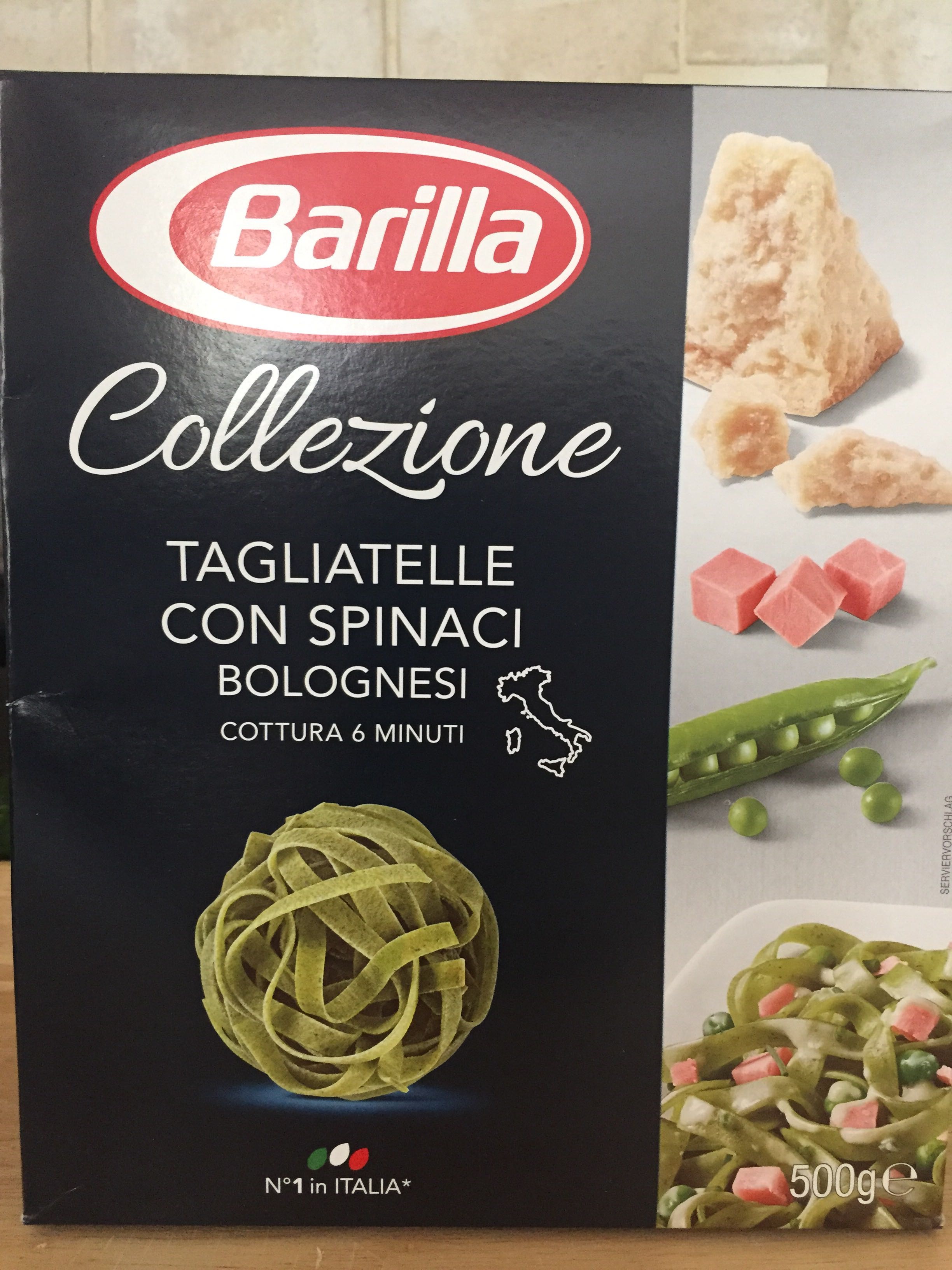 Tagliatelle con Spinaci
