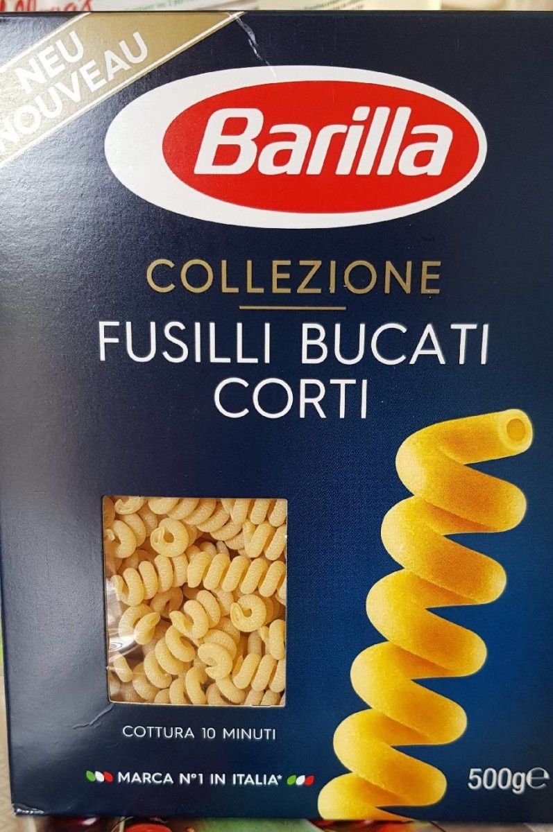 BARILLA FUSILLI BUCATI CORTI COLLEZIONE 500g