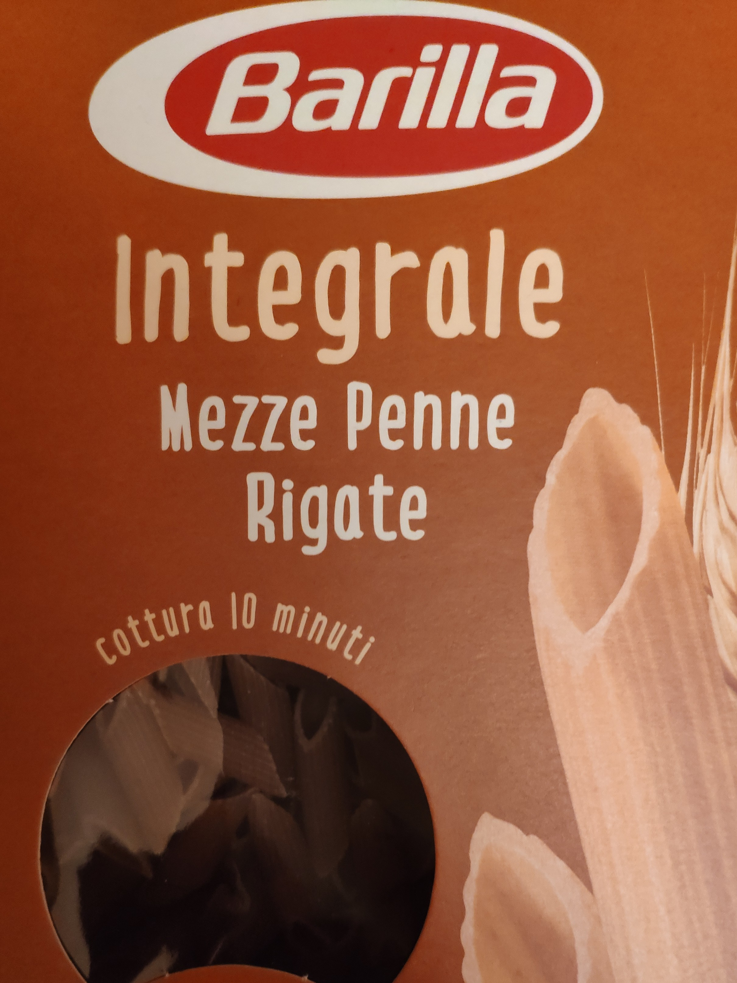 INEGRALE MEZZE PENNE RIGATE