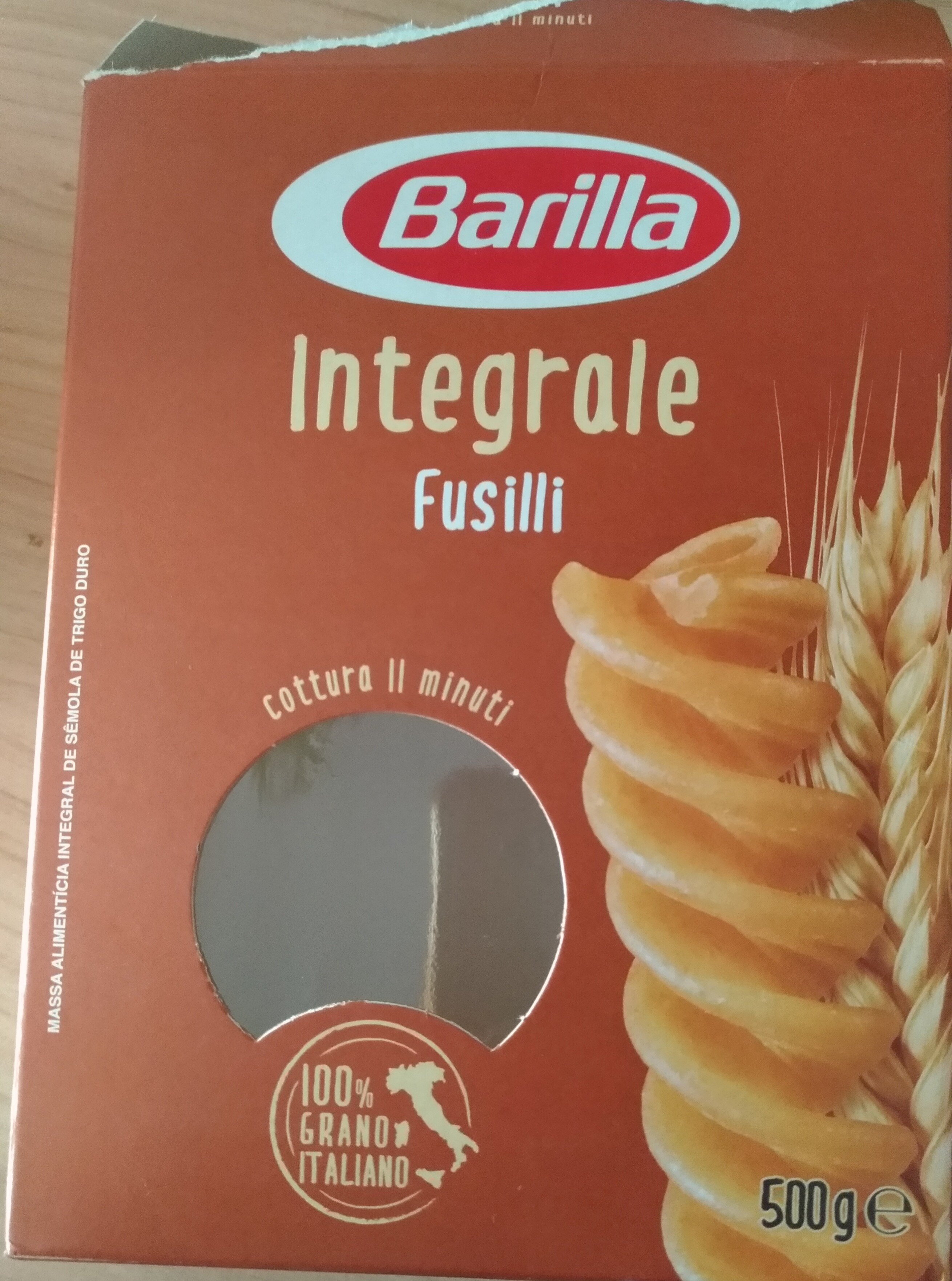 Pâtes complètes