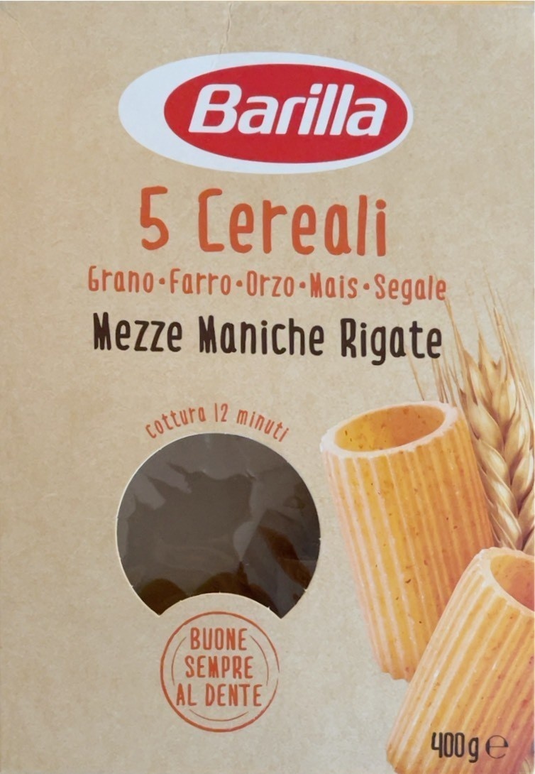 Mezze maniche rigate 5 cereali