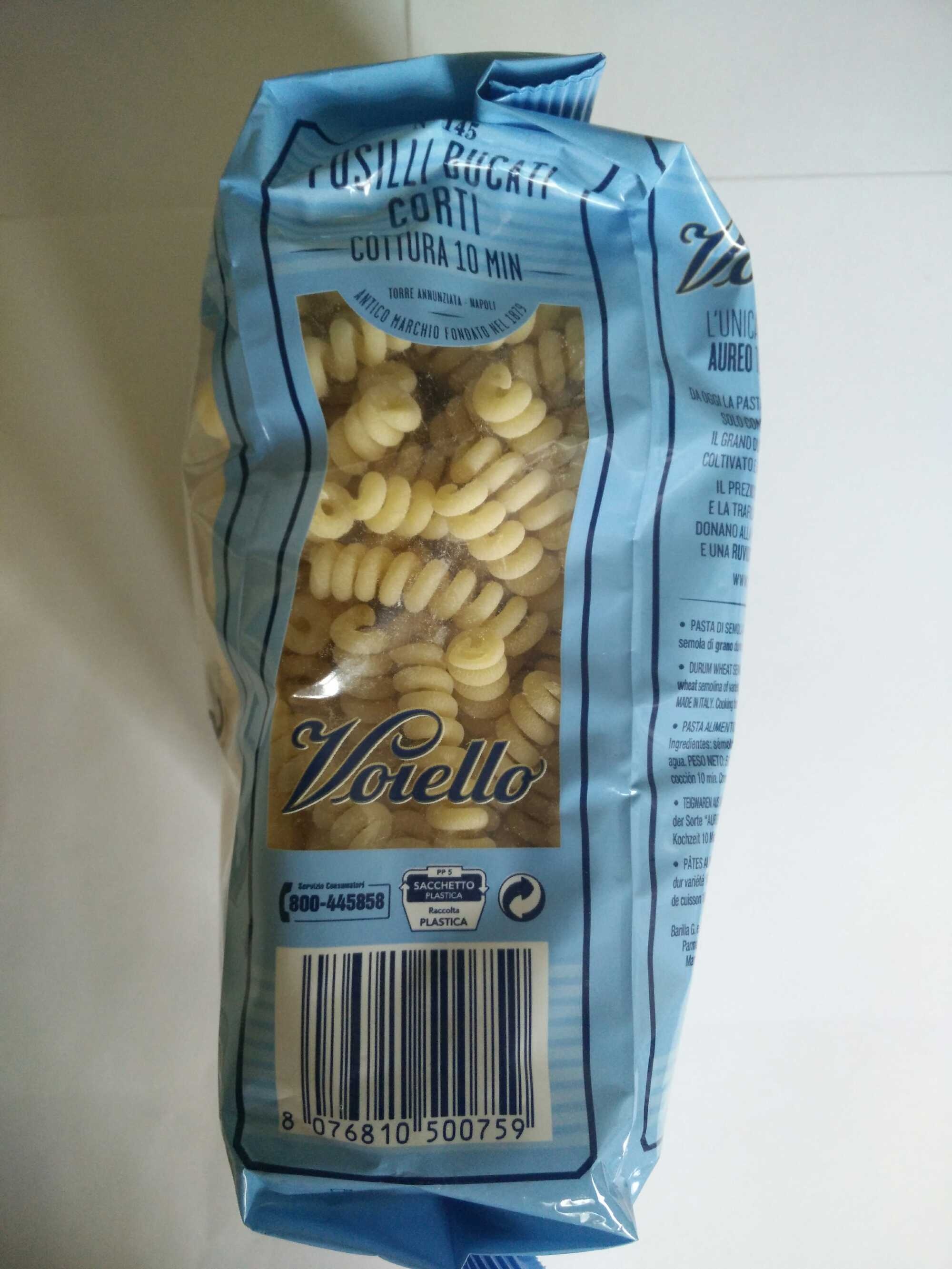 Fusilli bucati corti