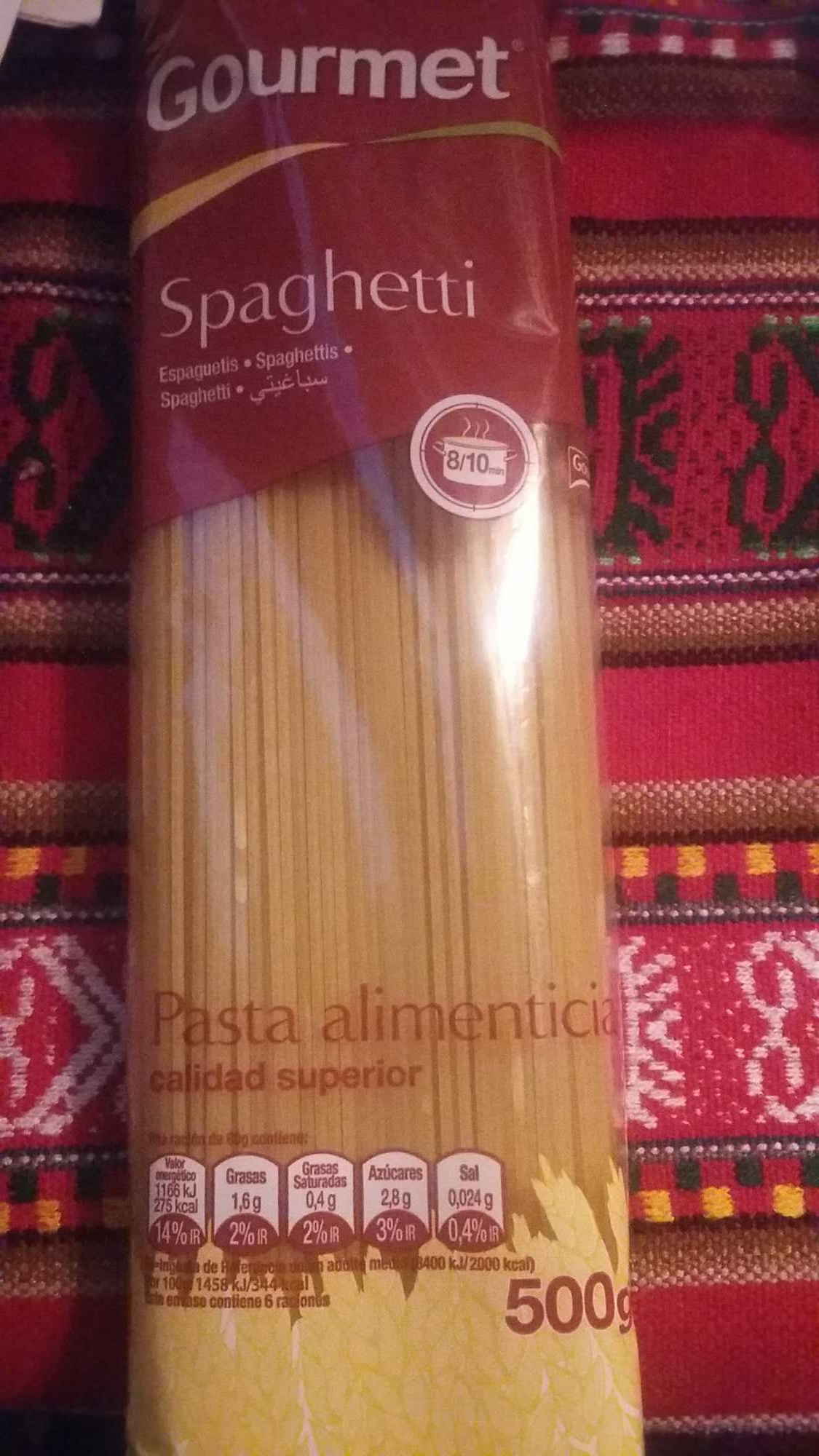 Spaghetti  pâte alimentaire de qualité supérieure